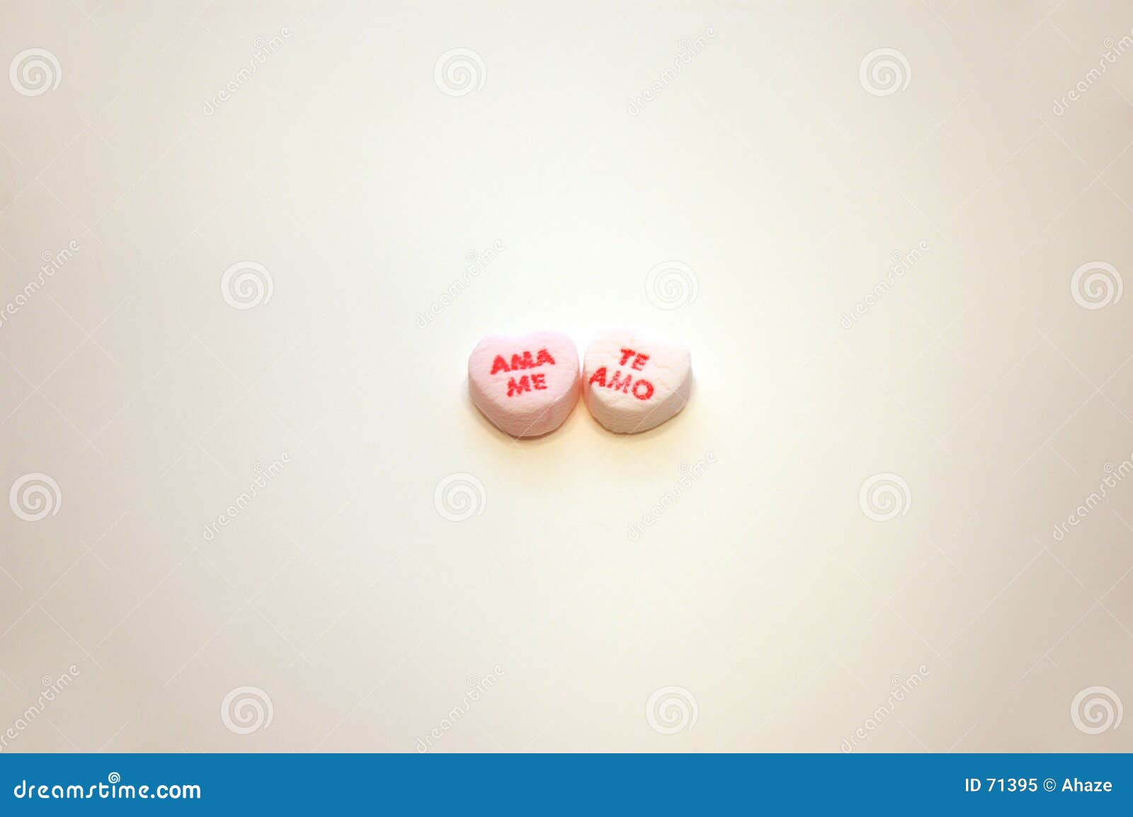 ama me te amo valentines day conversation hearts