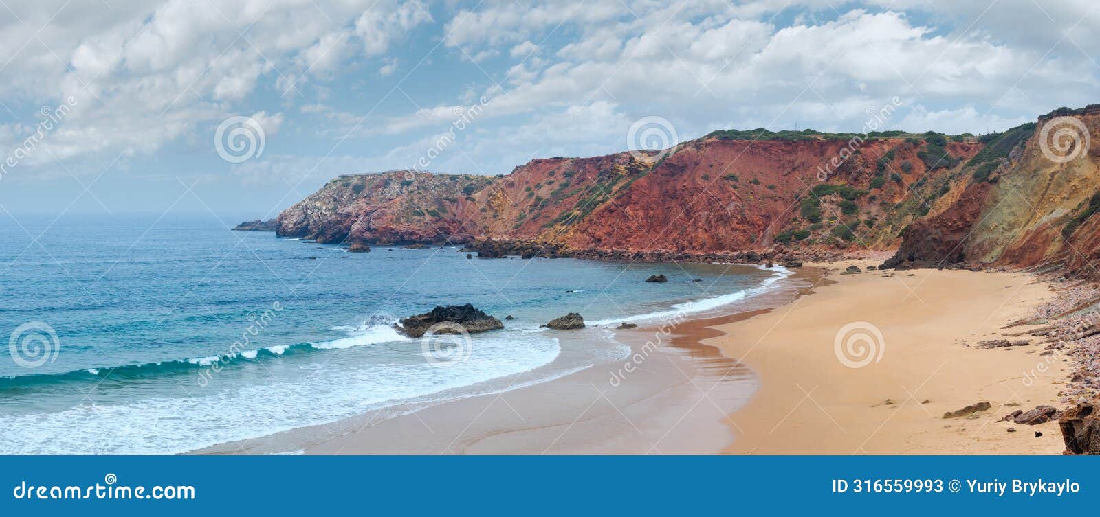 amado beach, algarve, portugal