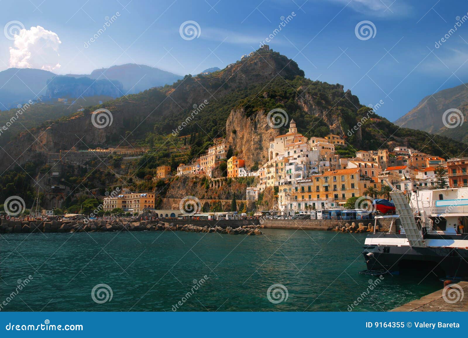 Genere dal mare sul ricorso italiano Amalfi