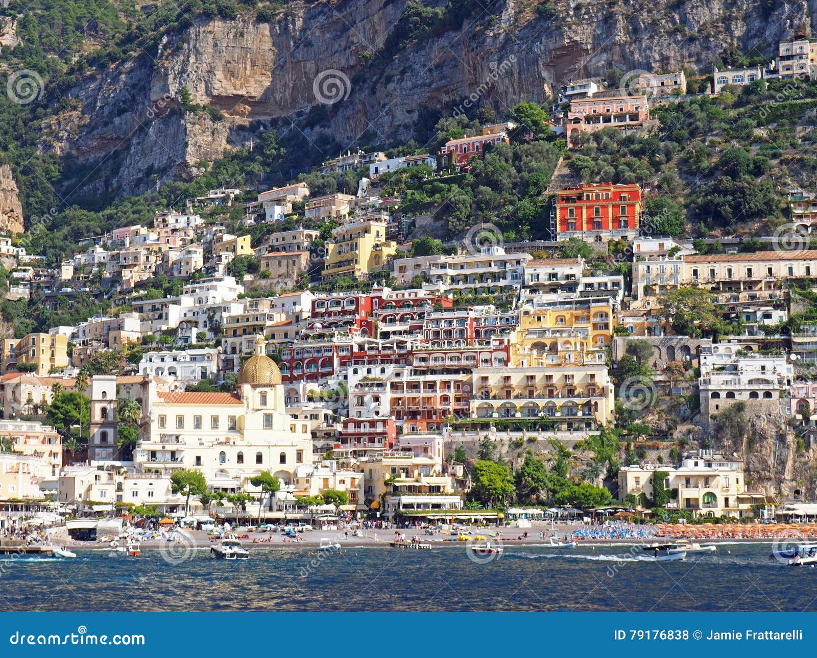 The Amalfi Coast stock photo. Image of towns, mountainous - 79176838