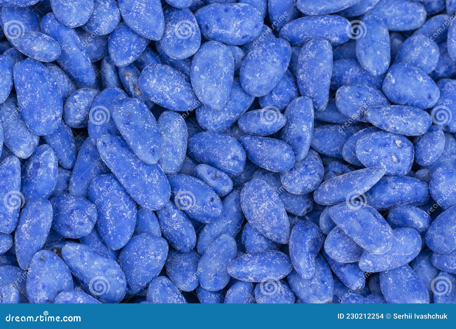 Amandes bonbon bleu