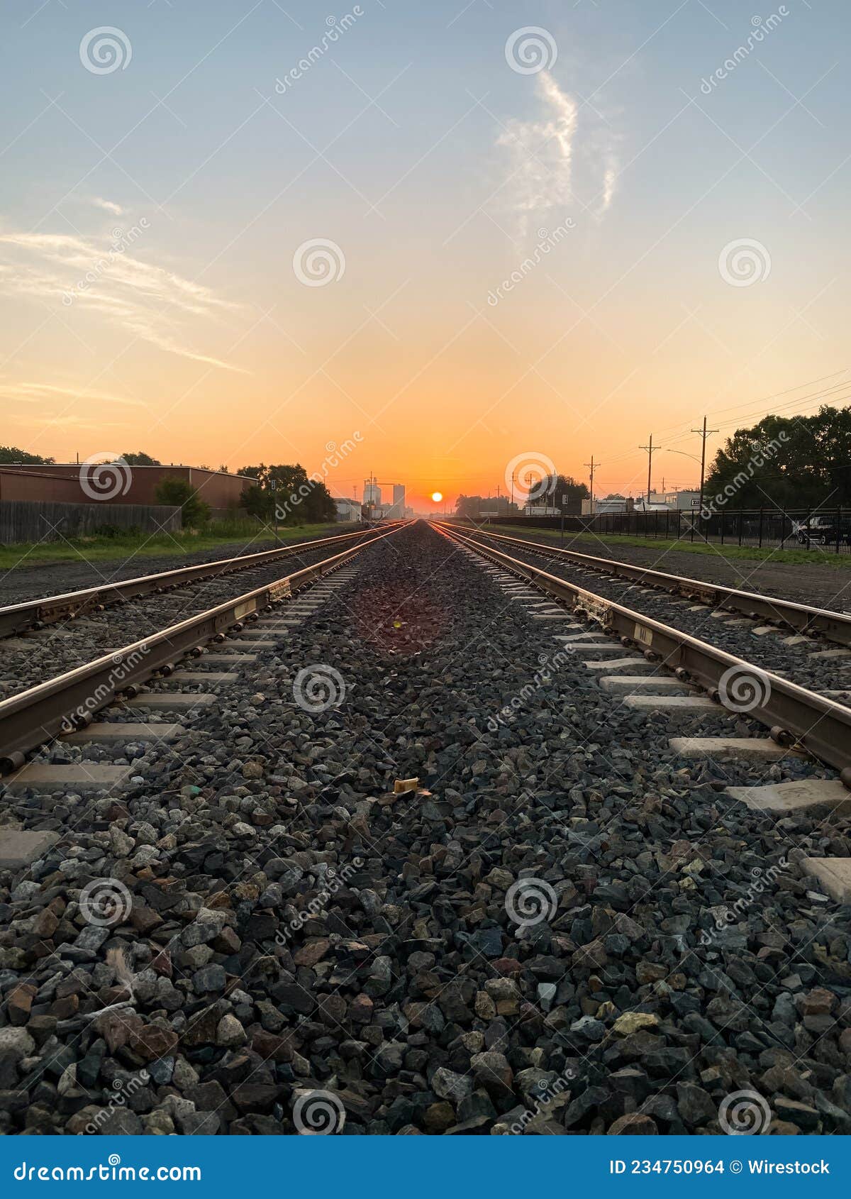 amanecer desde el tren