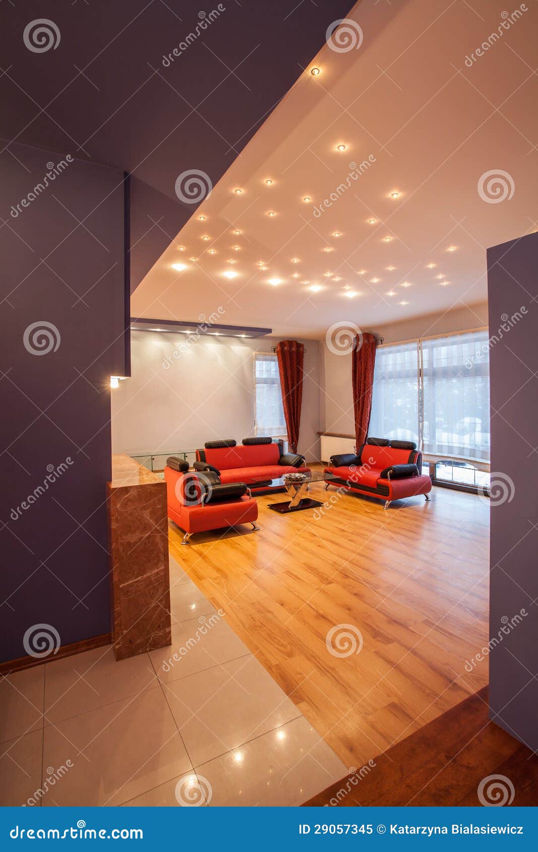 Amaranth House Modern Living Room Stock Image Image of amaranth