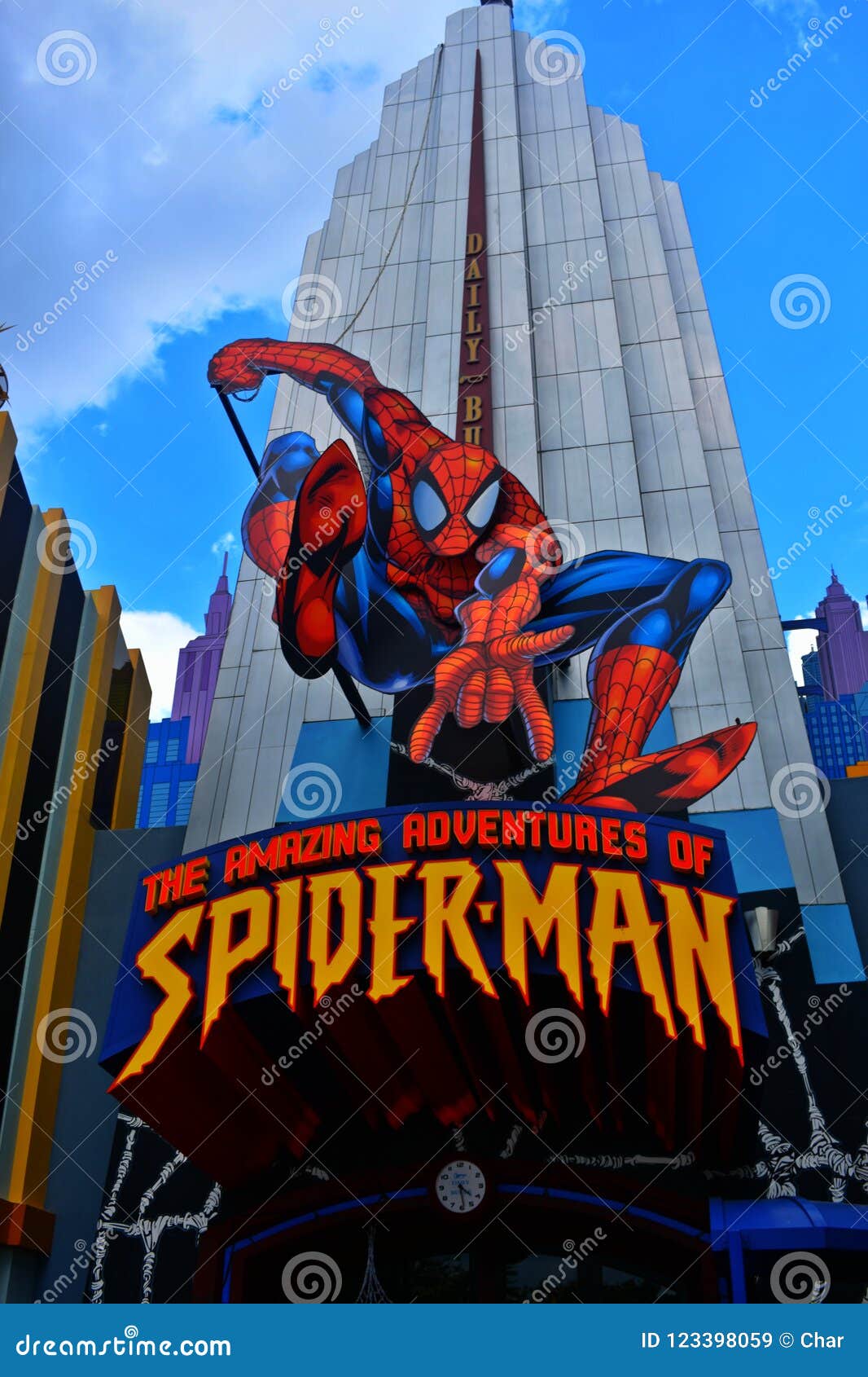 The Amazing Adventures of Spider-Man at Universal`s Islands of Adventure  Editorial Stock Image - Image of ride, spiderman: 123398059