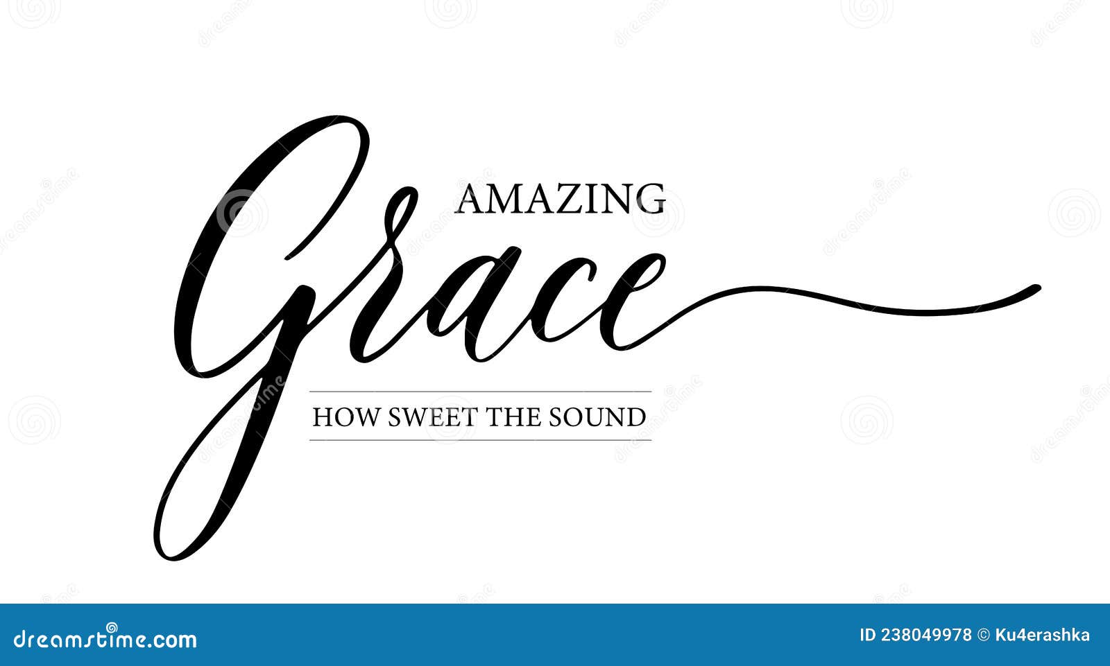 amazing grace how sweet the sound lettering quote, bible verses. easter decor.  on white background