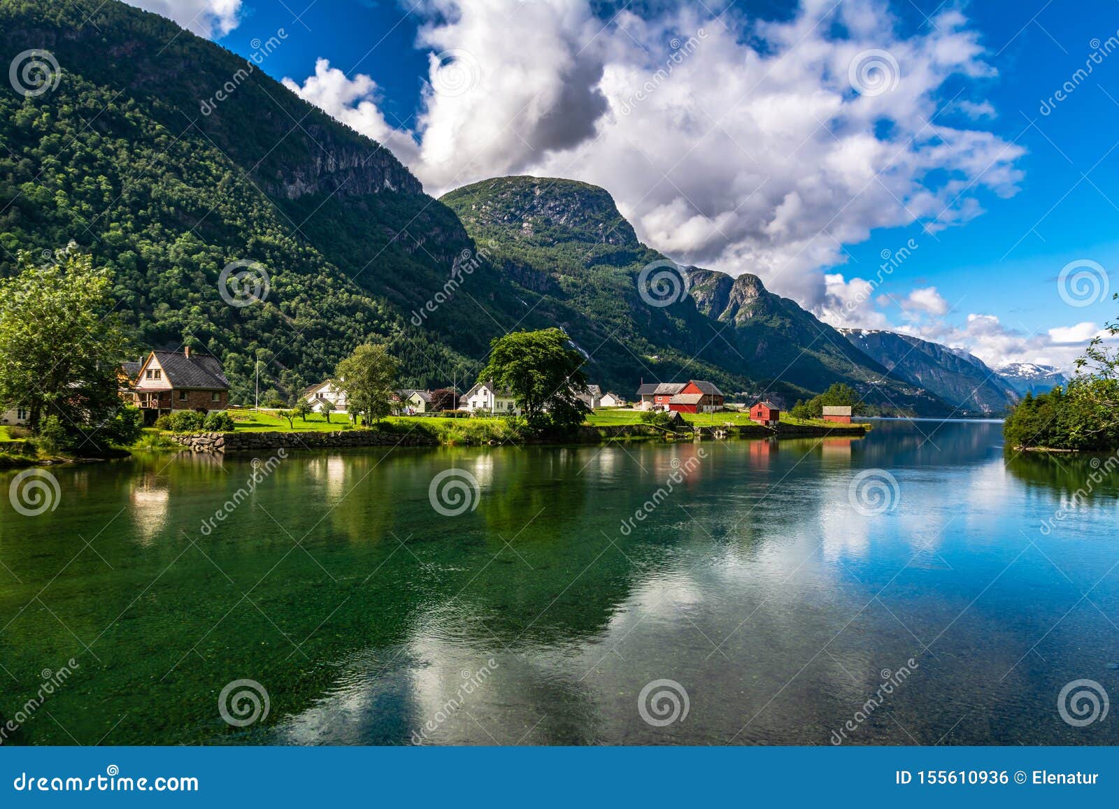 craft Klimaanlæg flov Amazing Nature View with Fjord and Mountains. Beautiful Reflection.  Location: Scandinavian Mountains, Norway. Artistic Picture. Stock Photo -  Image of amazing, hill: 155610936