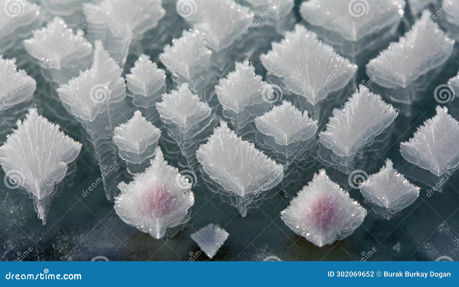 amazing and snowflake like crystal texture for background