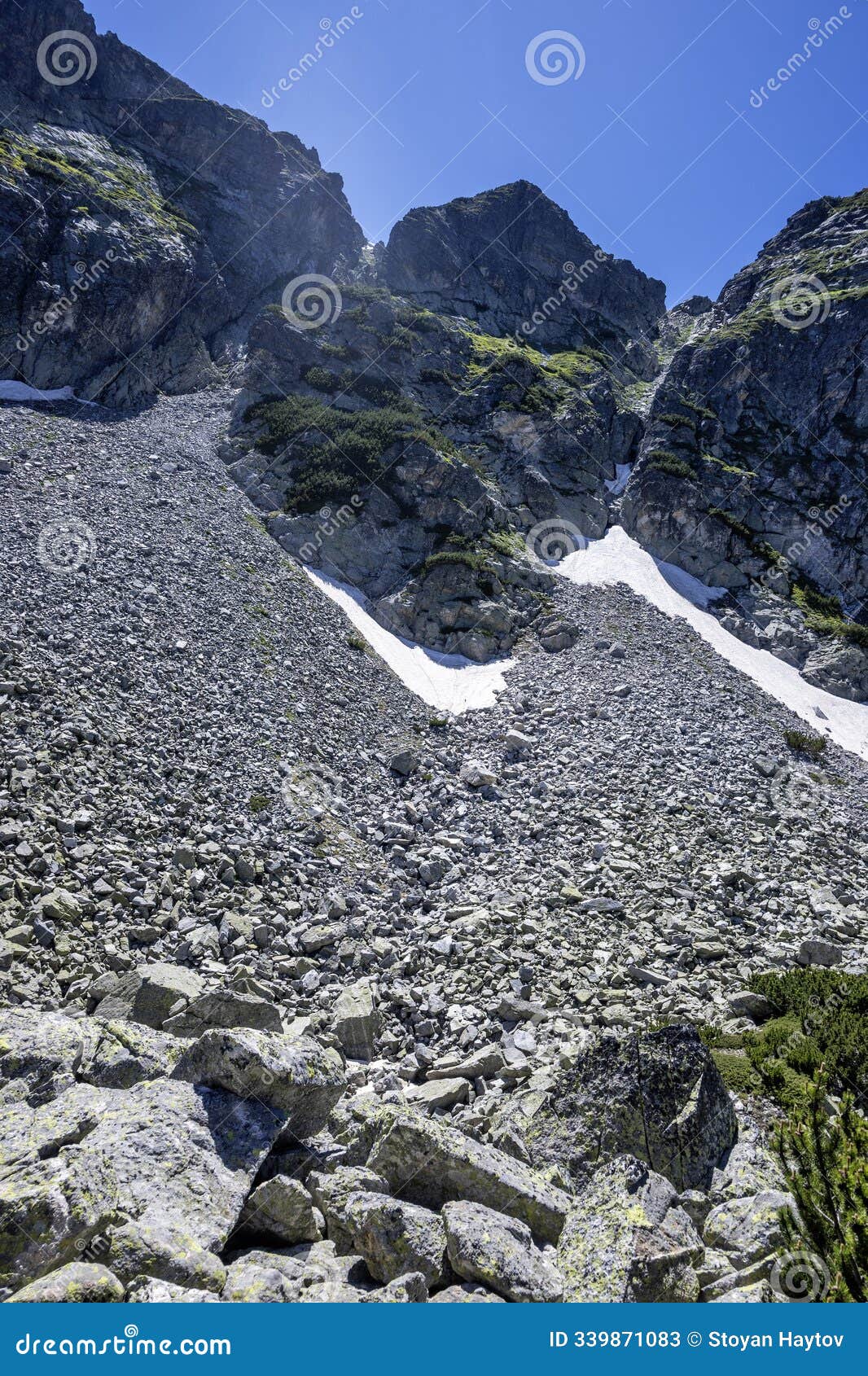 rila mountain near the dead and the fish lakes, bulgaria