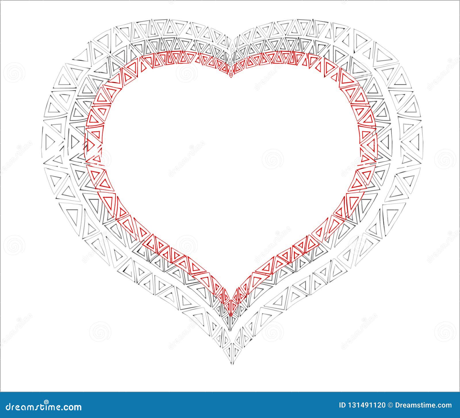 tripple heart  image tatoo