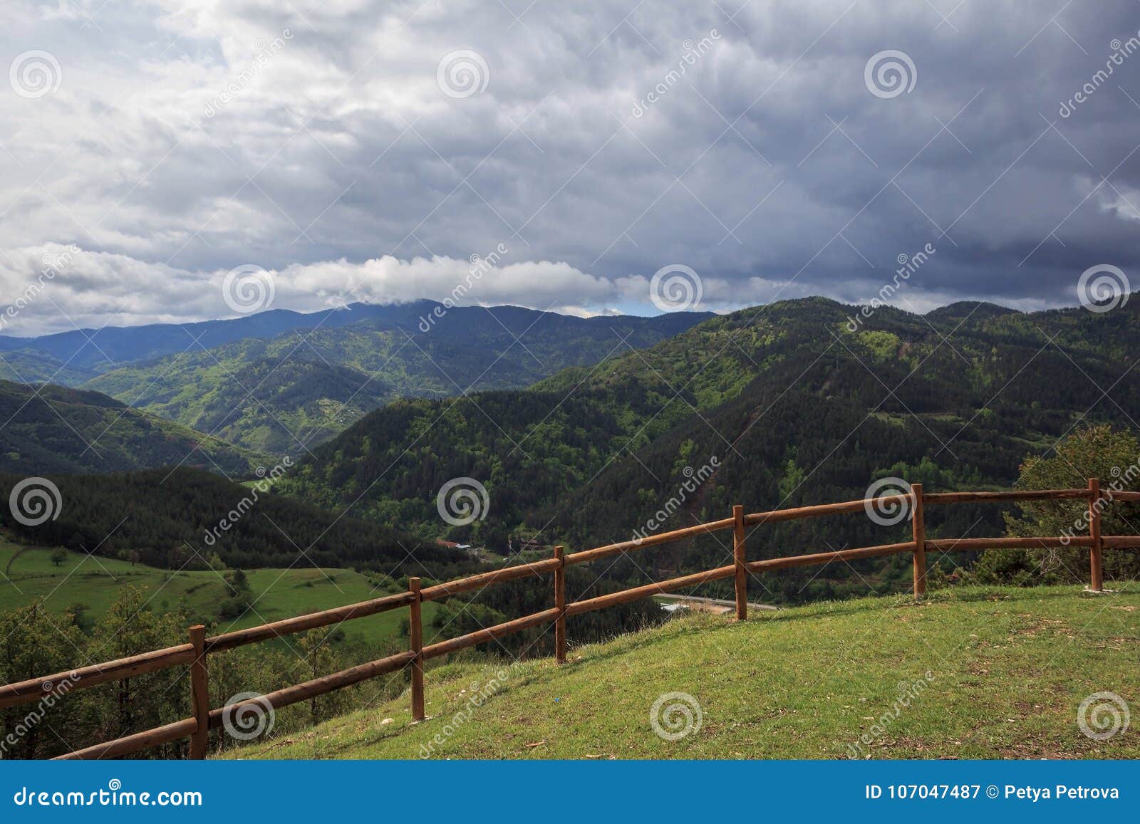 Amazing View Of Rhodope Mountains In Bulgaria Stock Image ...