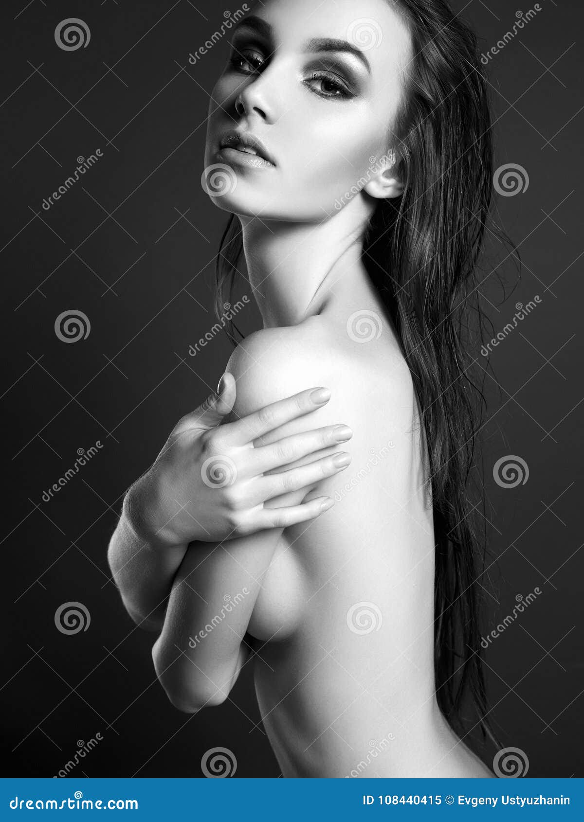Amazing Wet Nude Woman. Beautiful Young Girl Stock Image - Image of naked,  long: 108440415