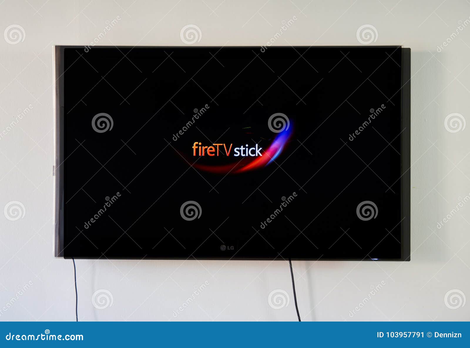 Amazon Fire TV Stick on LG TV Editorial Photo Image of android, black 103957791