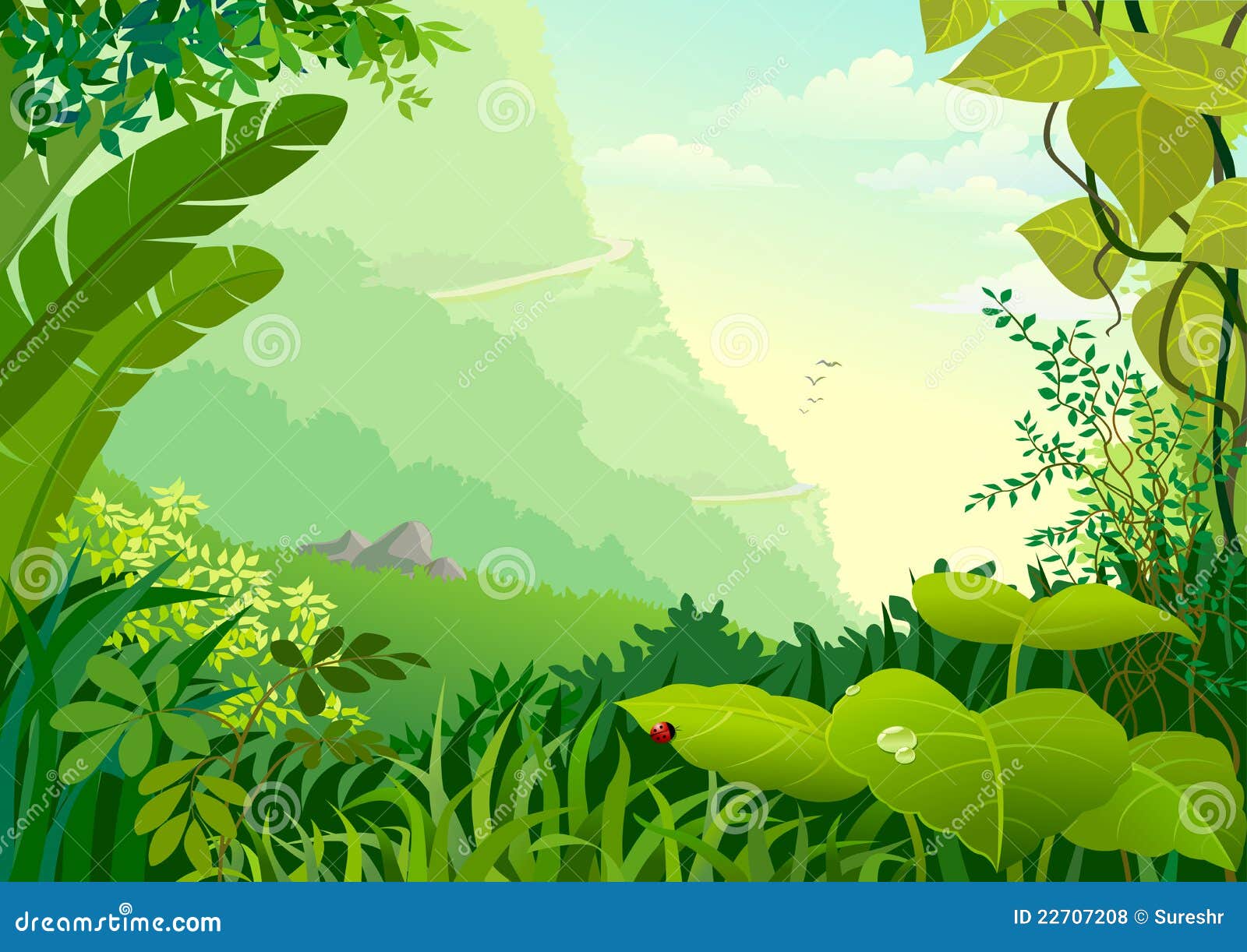 jungle clipart vector - photo #28