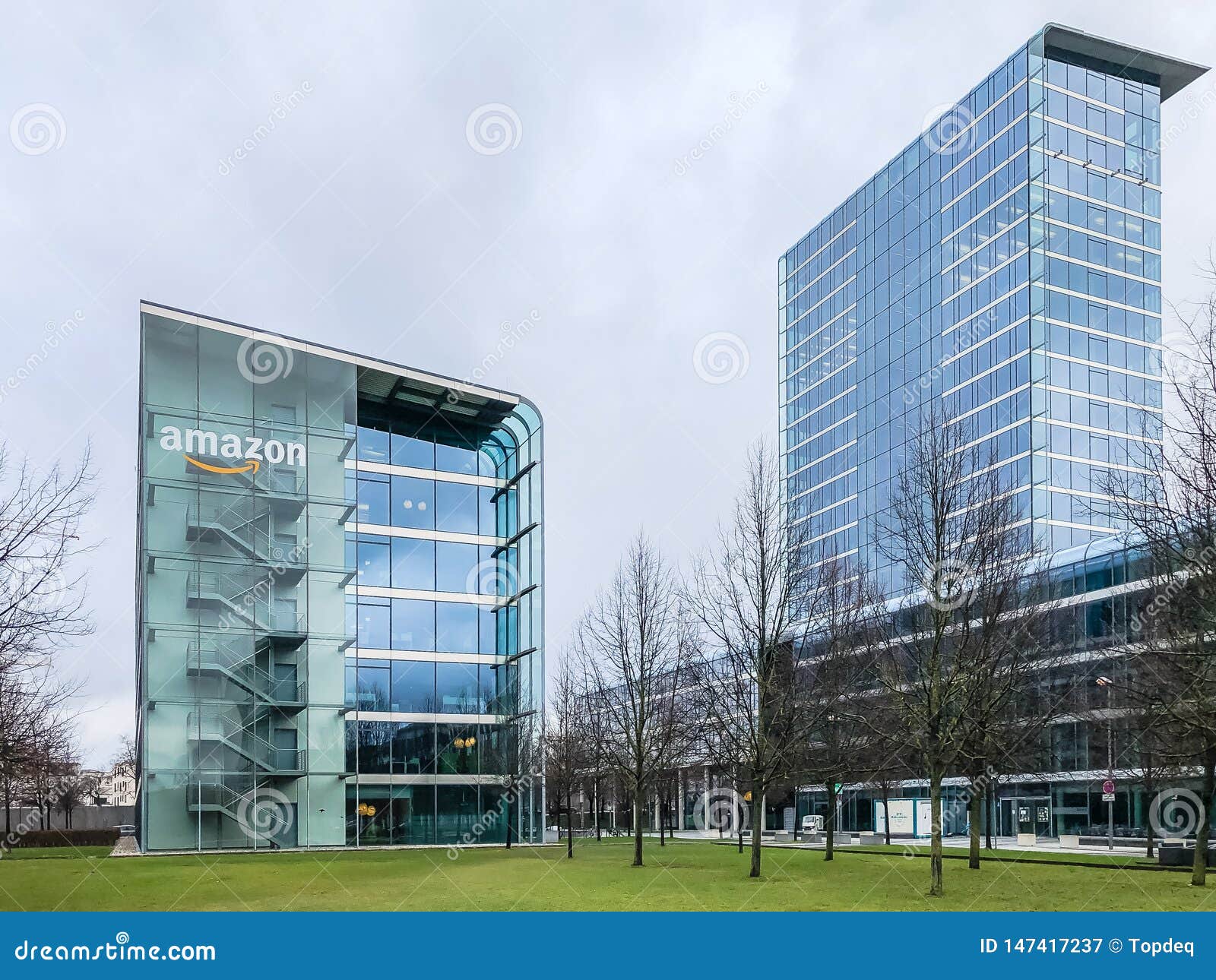 Amazon Logo at Office Building, Munich Germany Editorial Photography -  Image of exterior, kindle: 147417237