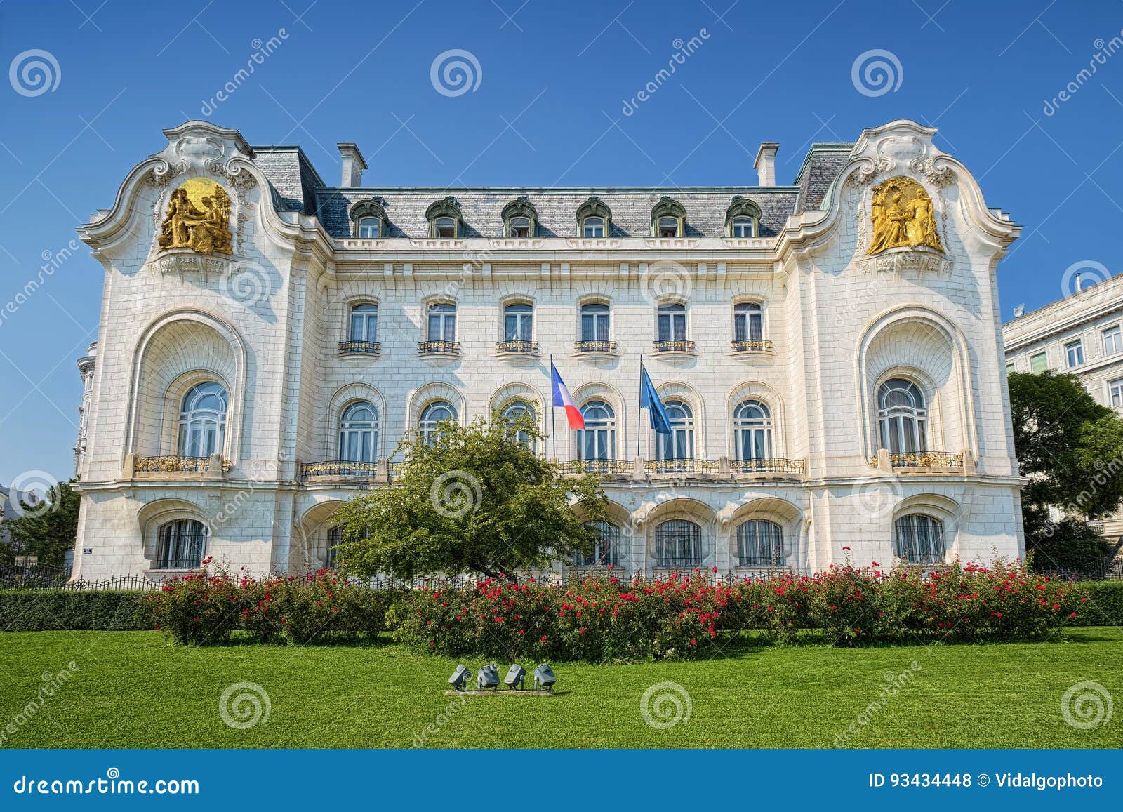 Ambassade De France à Vienne Photo stock éditorial Image du