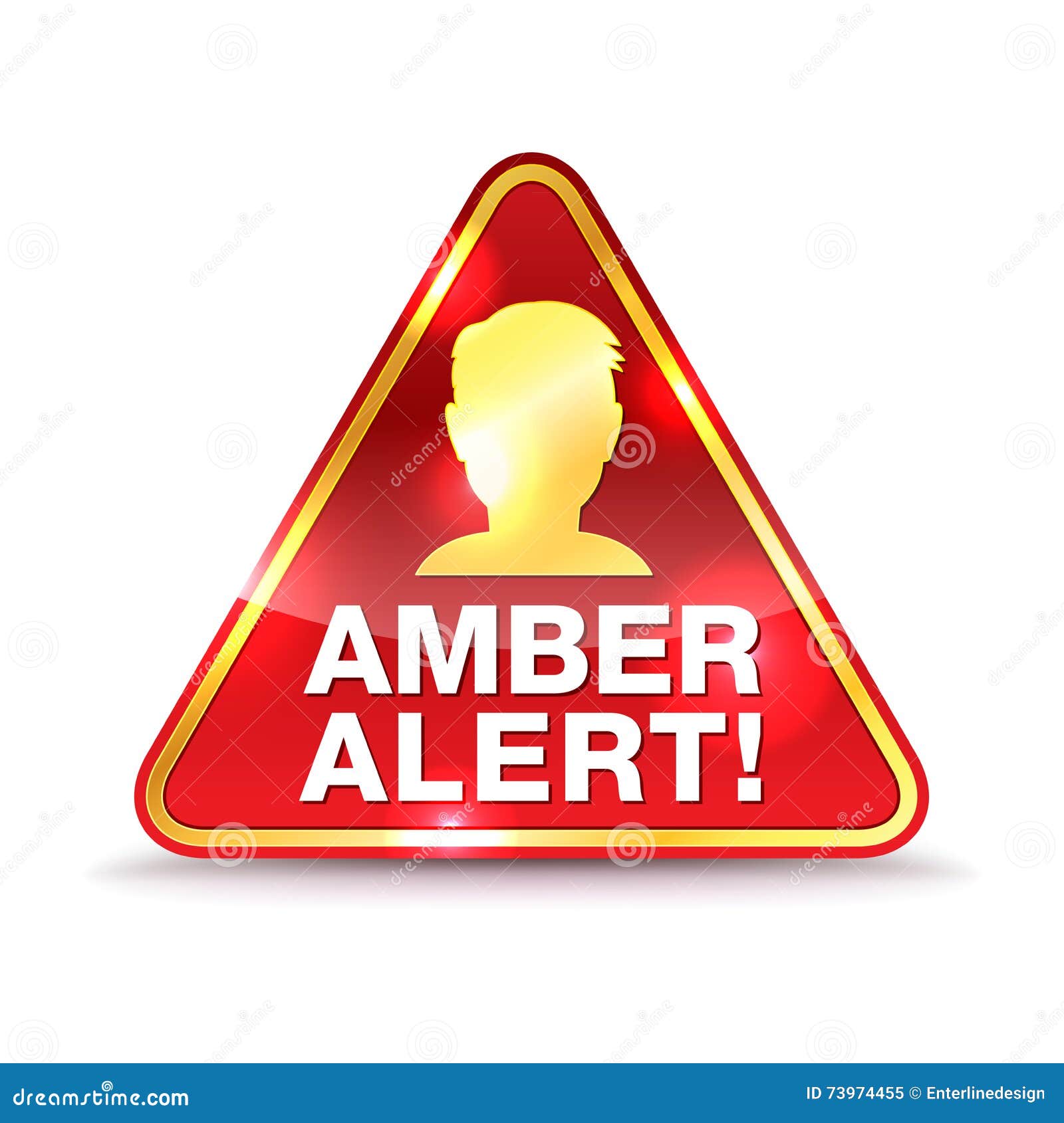 amber alert warning icon 
