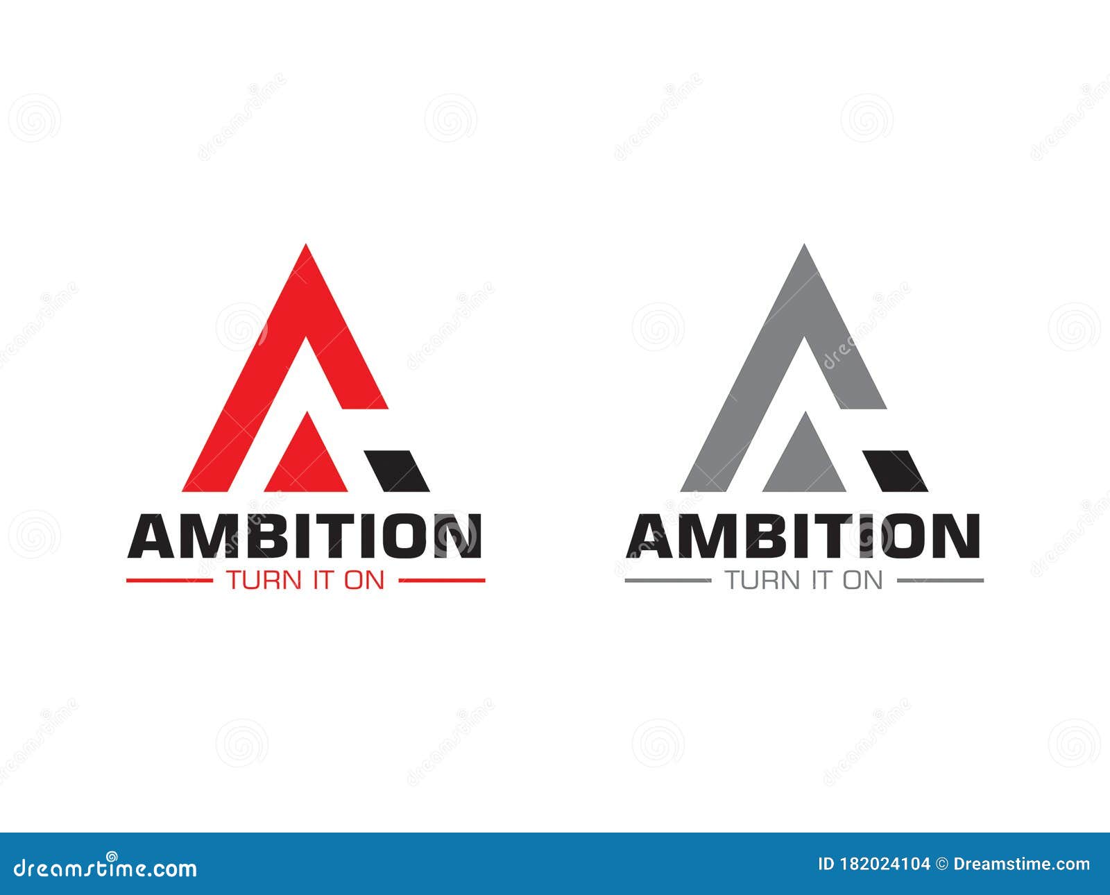 Ambition Logo a Letter Logo Template Stock Vector Illustration of