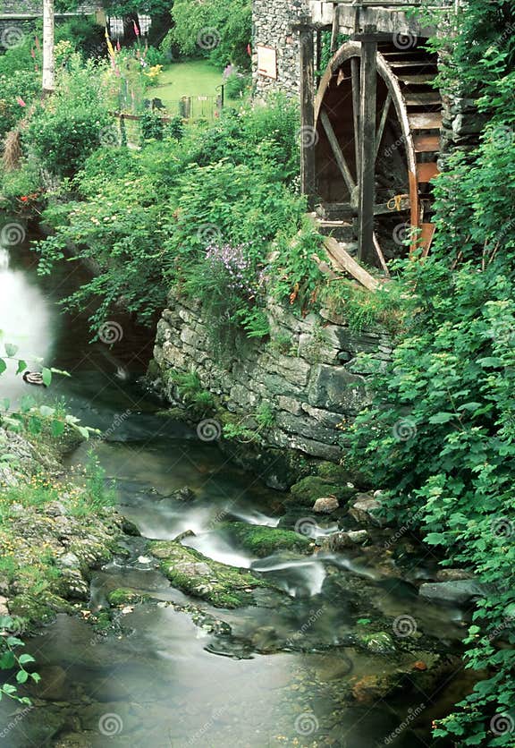 Ambleside Mill stock photo. Image of history, european 24638962