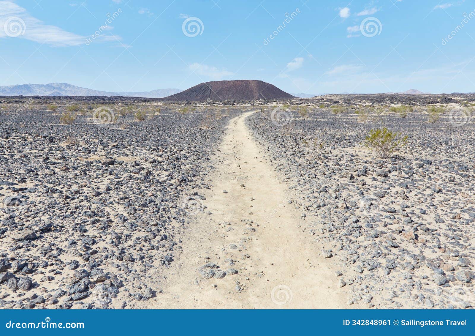 amboy crater, part of the mojave trails national monument in california