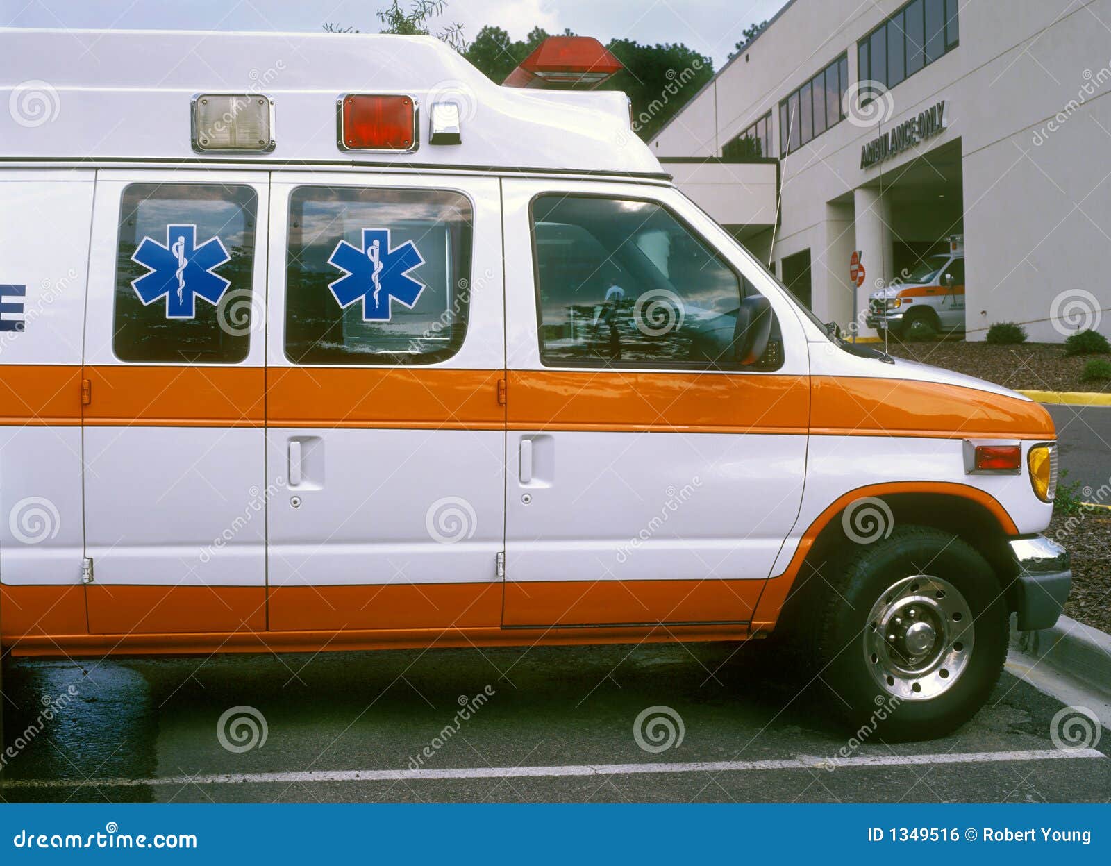 Ambulances at hospital stock photo. Image of health, equipment 1349516