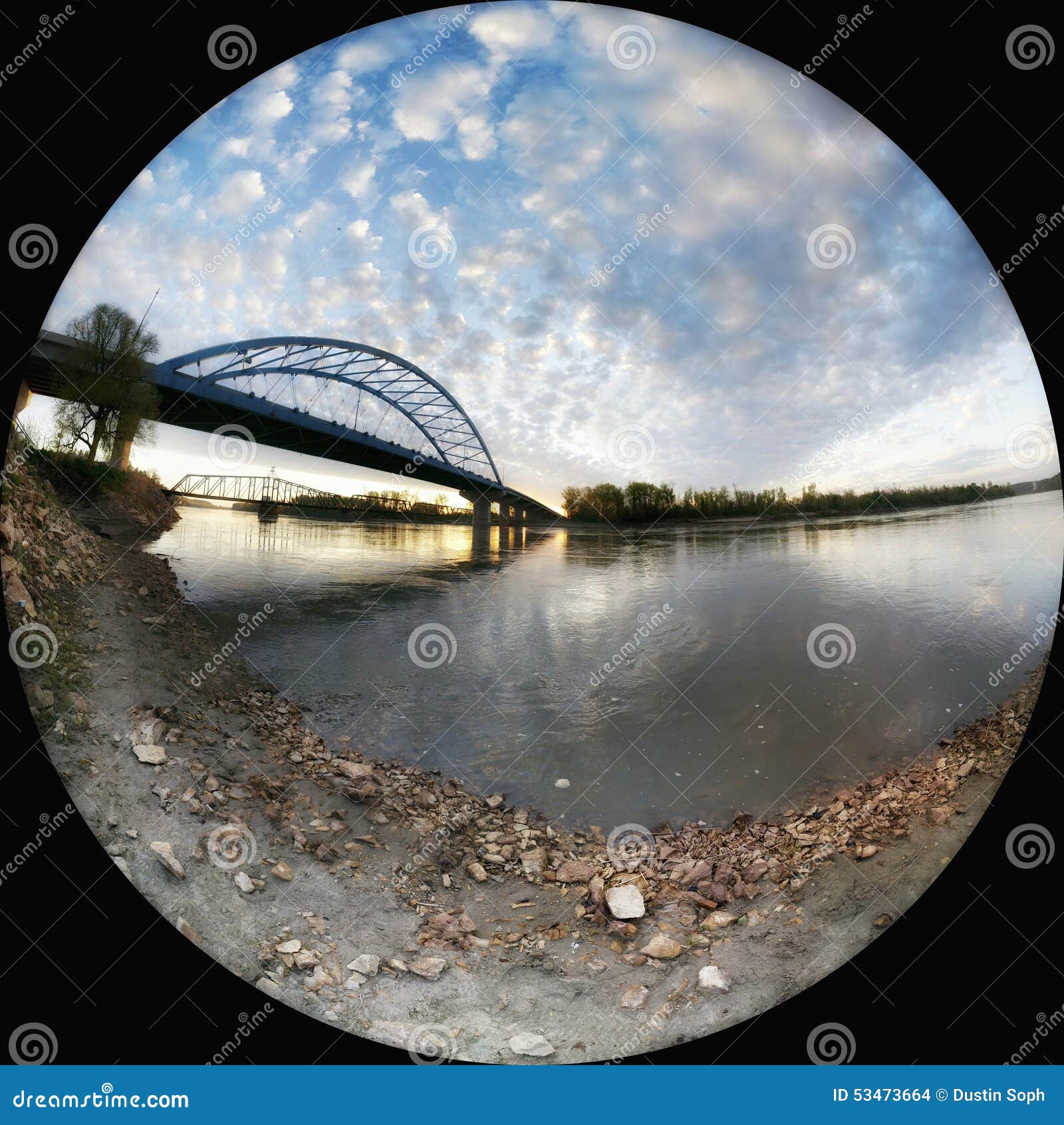 Amelia Earhart Memorial Bridge Stock Photo Image of river, daytime