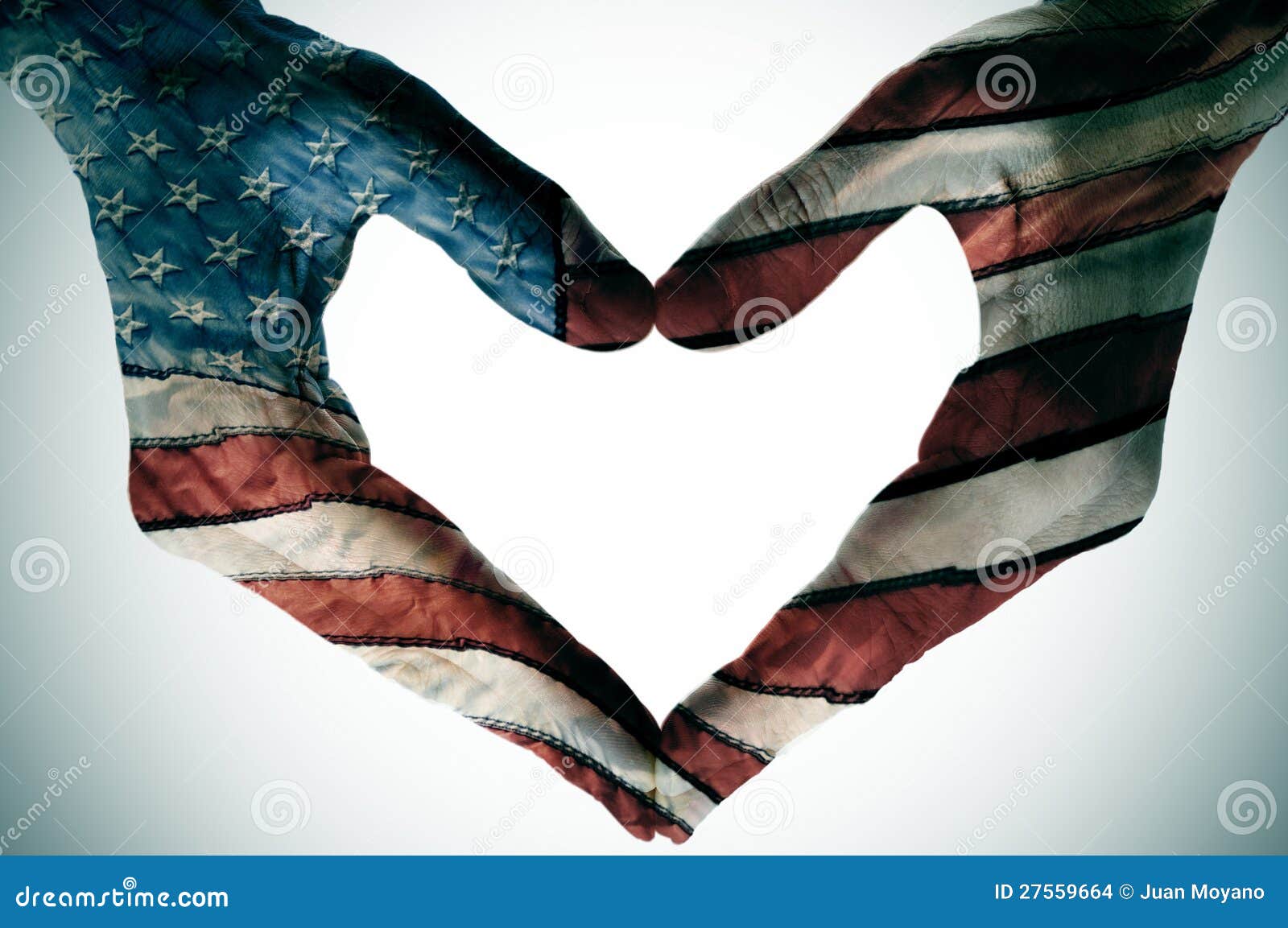 America in the heart stock photo. Image of love, greeting - 27559664