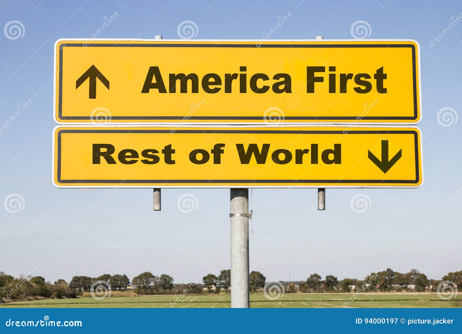 America and rest of world stock image. Image of selfish 94000197