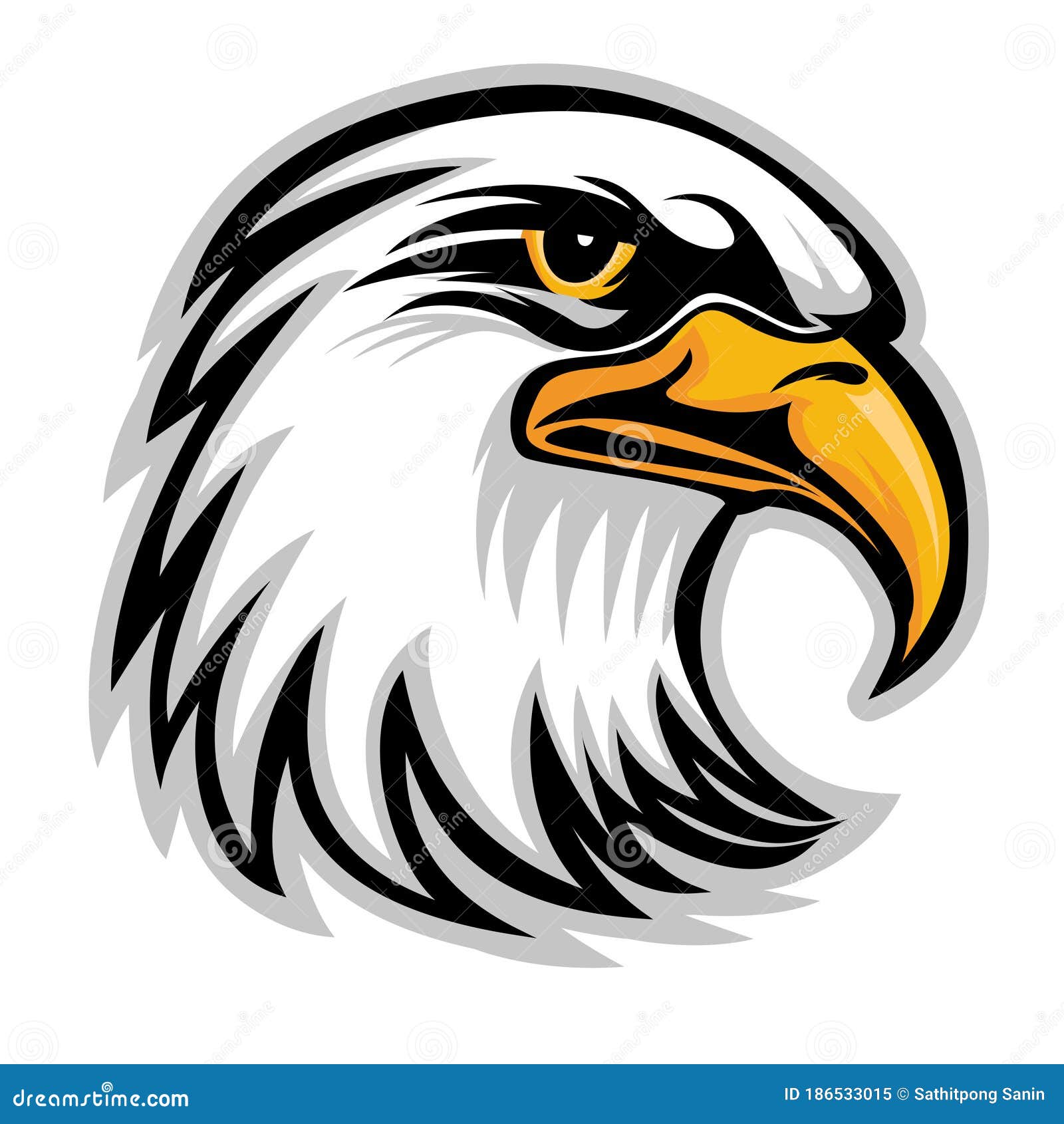Hawk Eagle Head Usa Logo Mascot Vector 05 Stock Vector Illustration Of Falcon Freedom Hawk Eagle Head Usa Logo Mascot Vector 05 Stock Vector Illustration Of Falcon Freedom