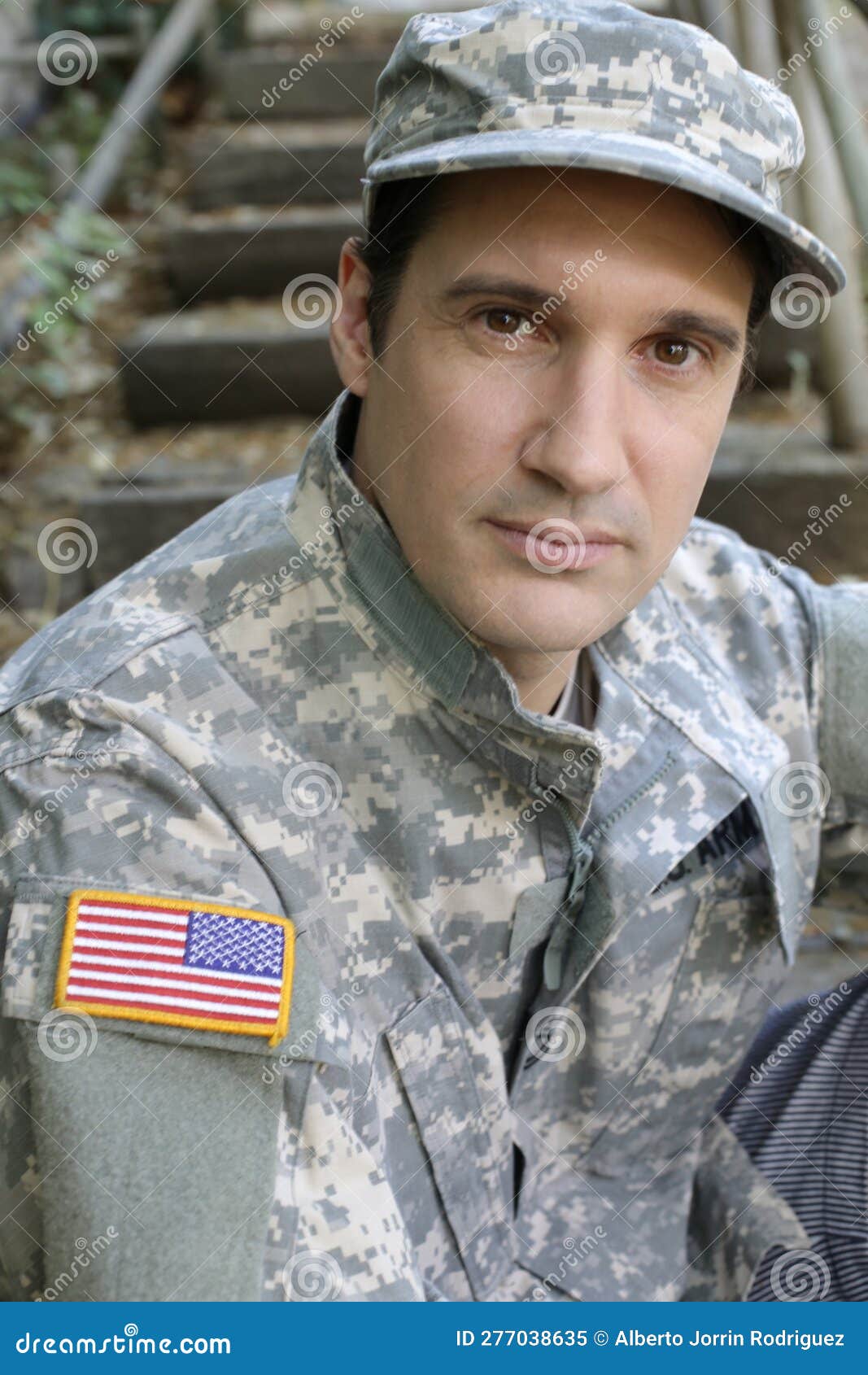 American Army Soldier in Uniform Stock Image Image of pride, peace