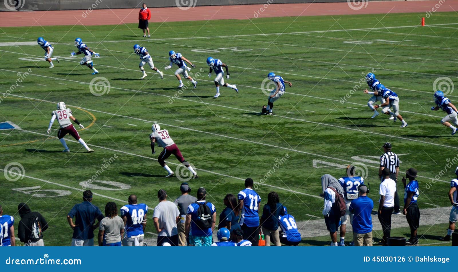 American college football editorial photo. Image of santa 45030126