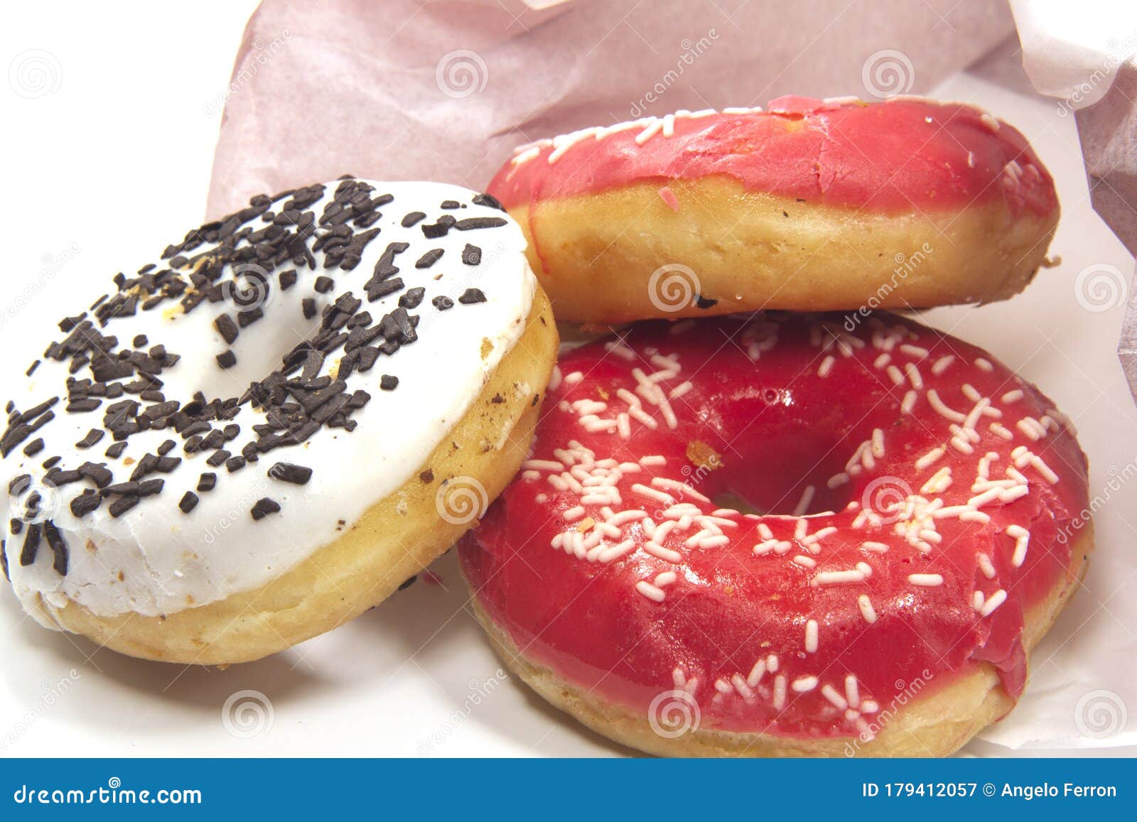 American Donuts with Donuts Glaze Stock Image Image of poet, donuts