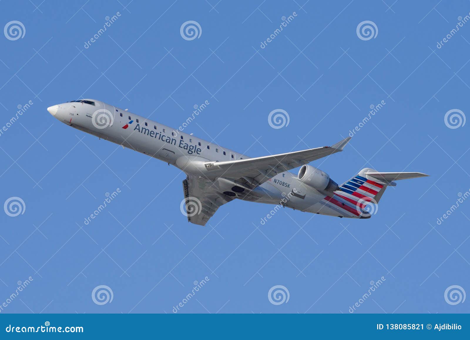 American Eagle Bombardier Crj 700 Editorial Photo Image Of