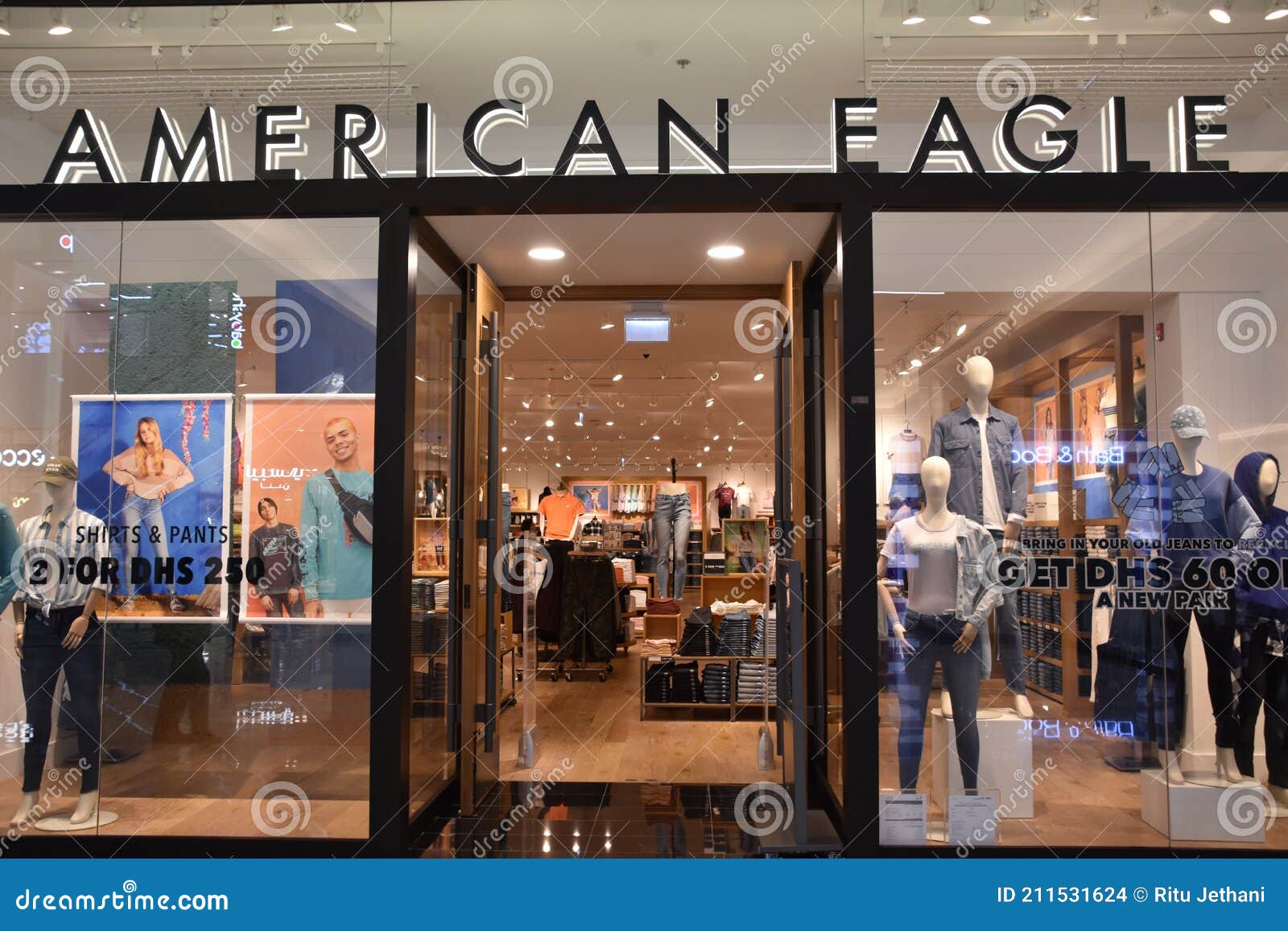 American Eagle Store At Nakheel Mall At Palm Jumeirah In Dubai, UAE ...