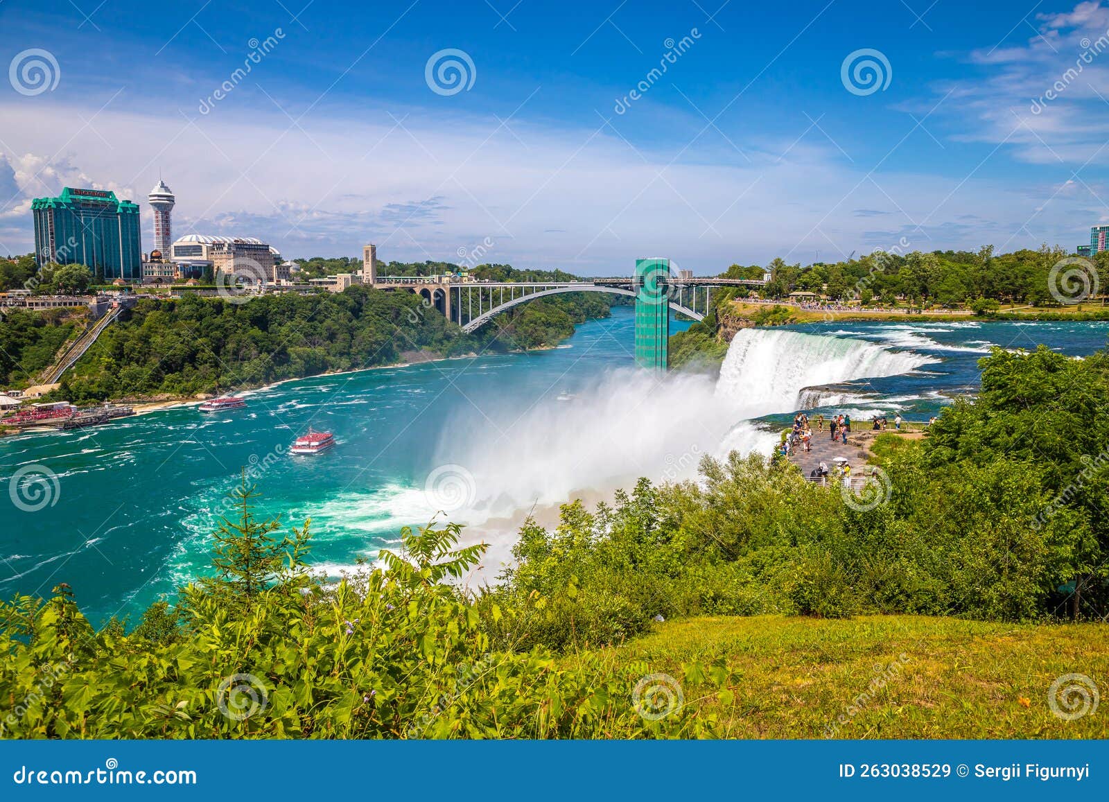 American Falls at Niagara Falls Editorial Stock Image Image of cloud