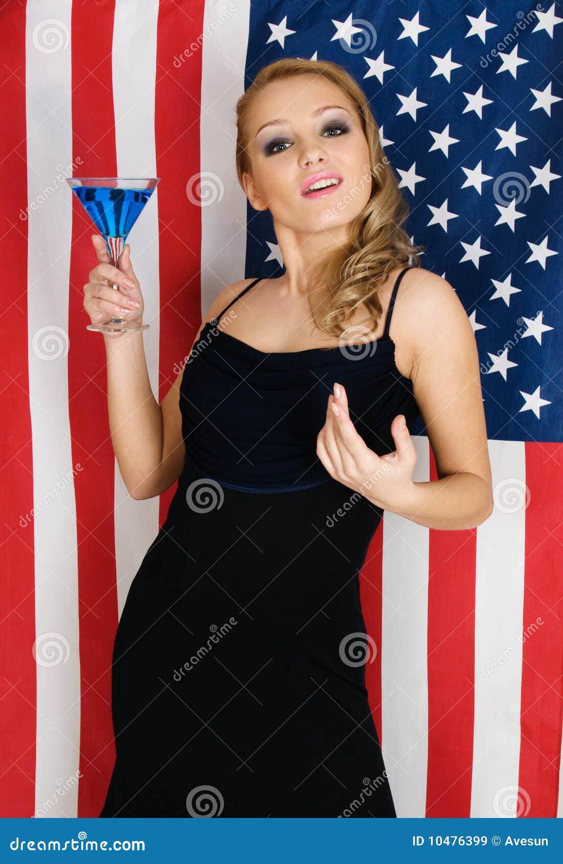 American flag and cocktail stock image. Image of caucasian 10476399