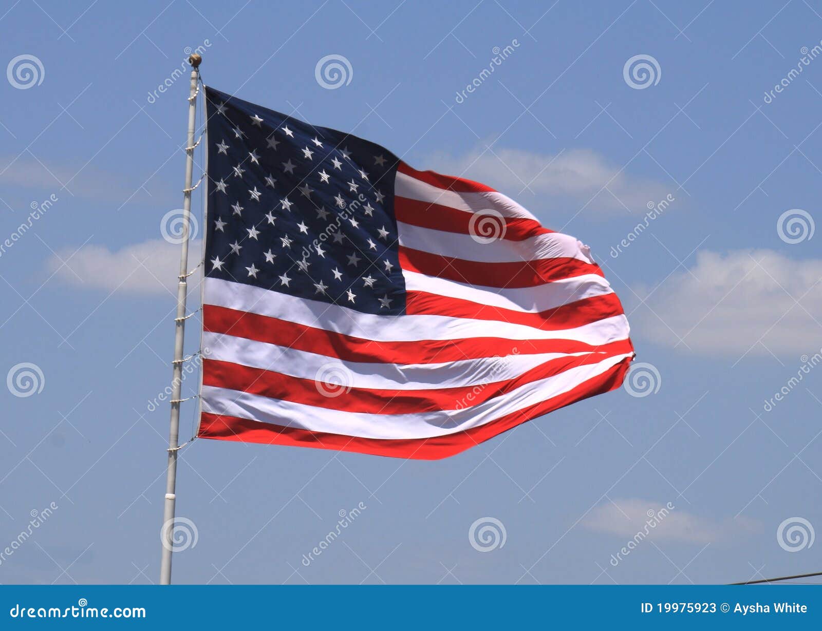 American flag flying stock image. Image of windy, states 19975923