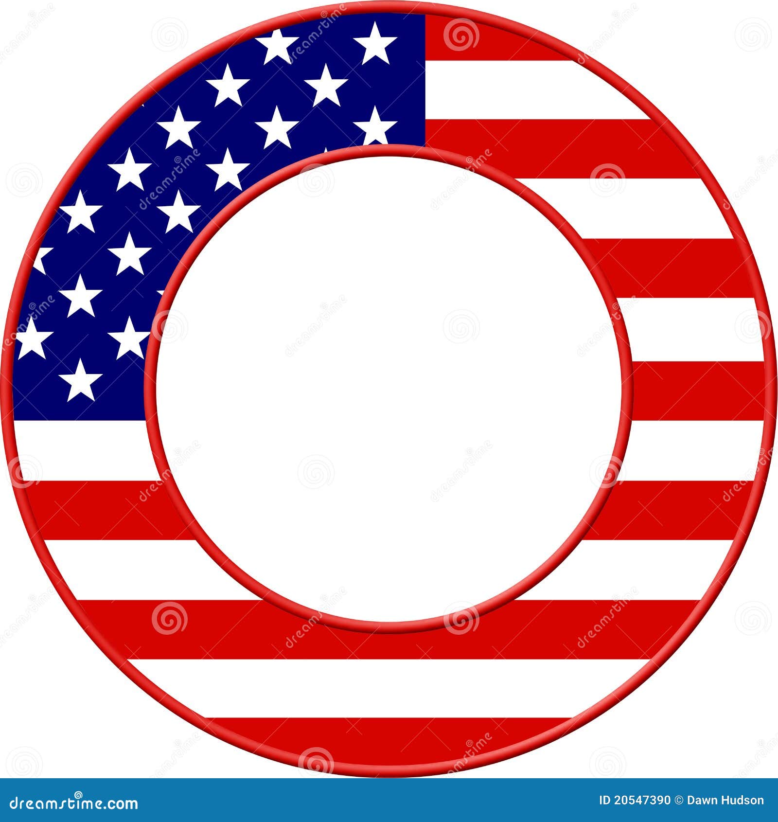 American Flag Frame Stock Illustration Illustration Of Artistic 20547390