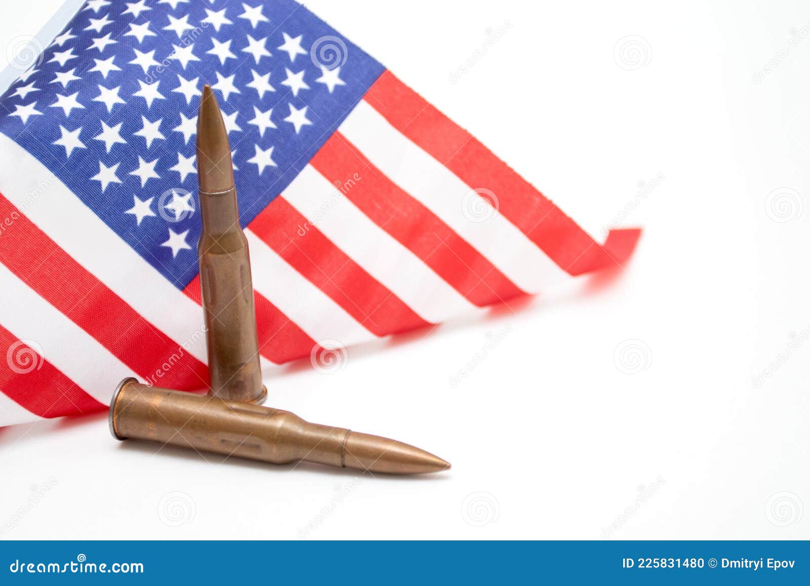 American Flag with Shotgun Cartridges Stock Photo Image of legal