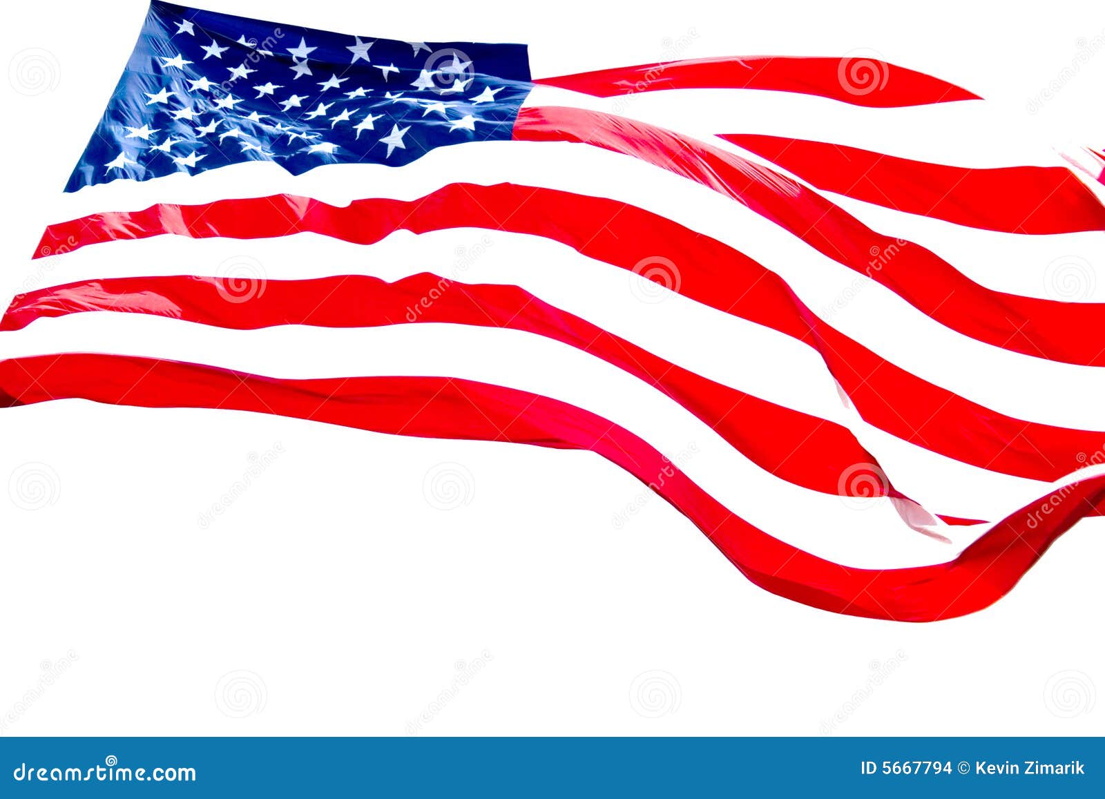American Flag White Background Stock Images Image 5667794