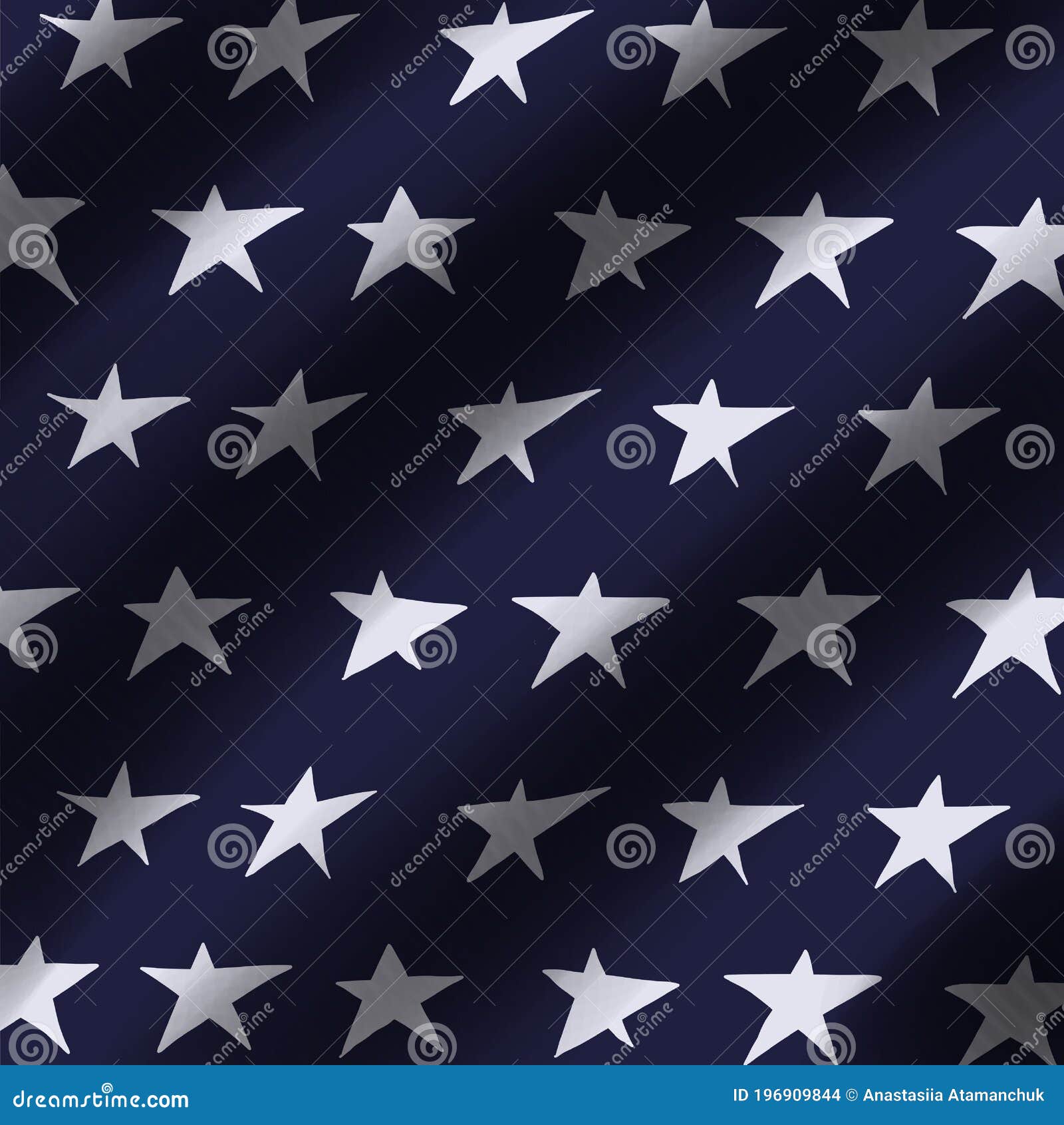 American Flagwhite Stars Blue Background - Banner,background, Wallpaper  Etc. Stock Illustration - Illustration of concept, flags: 196909844