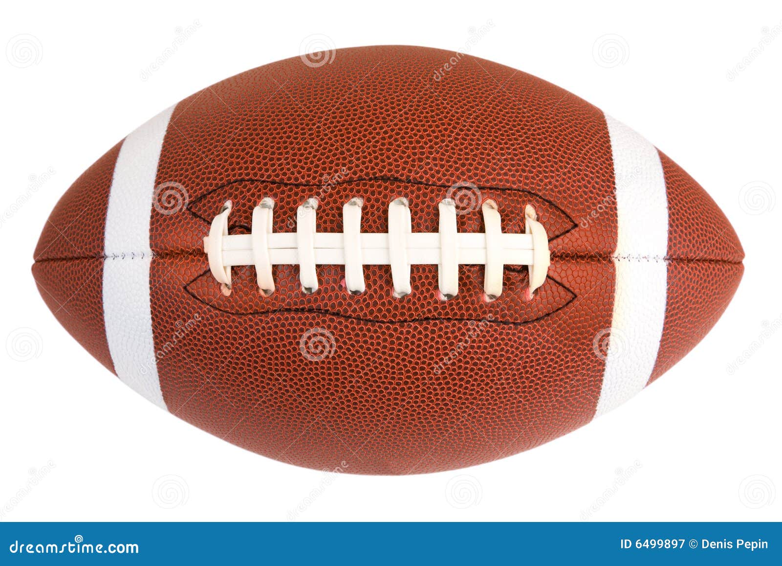 American Football stock image. Image of isolated, closeup - 6499897