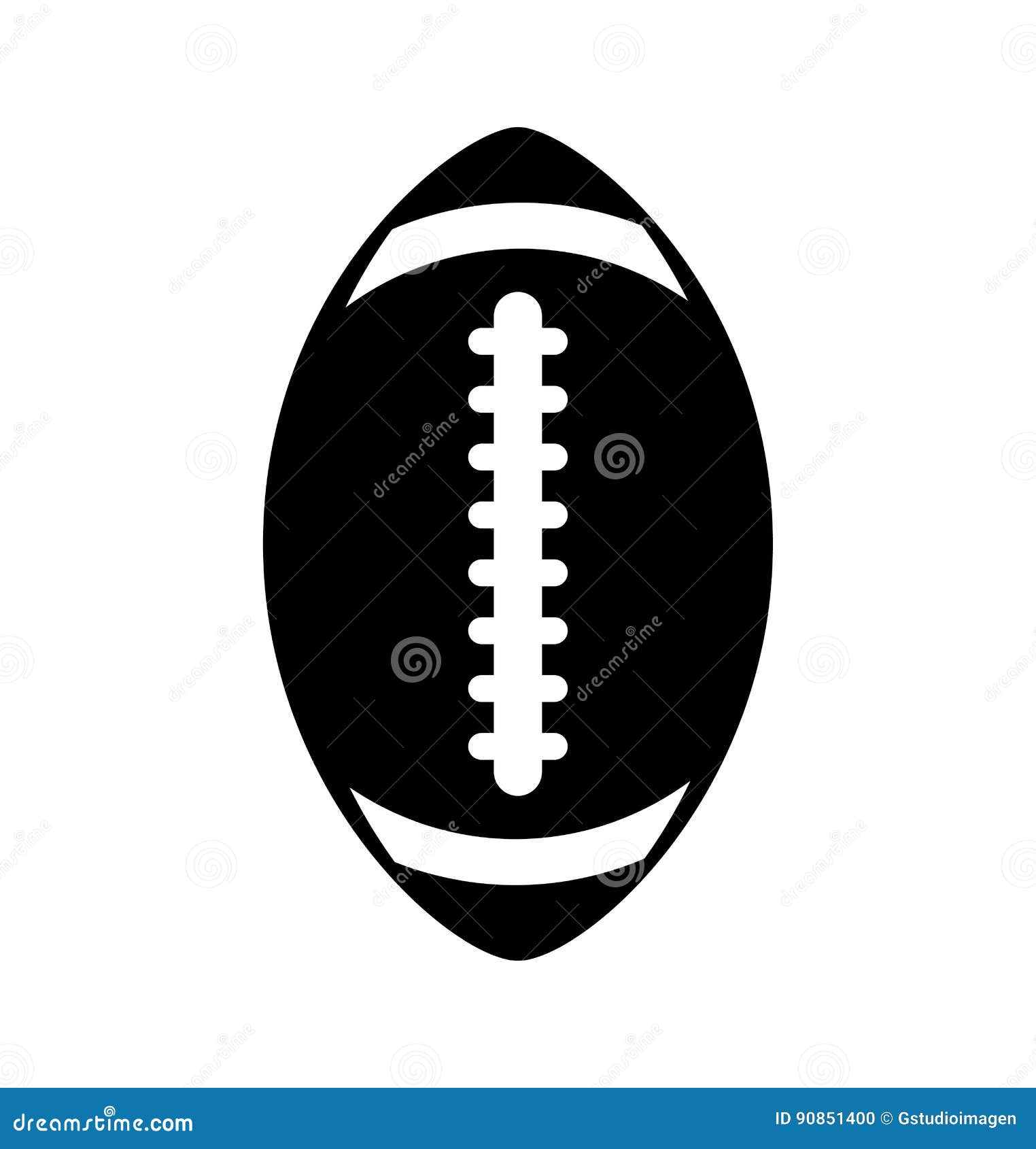 American Football Balloon Icon Stock Vector - Illustration of exercise ...