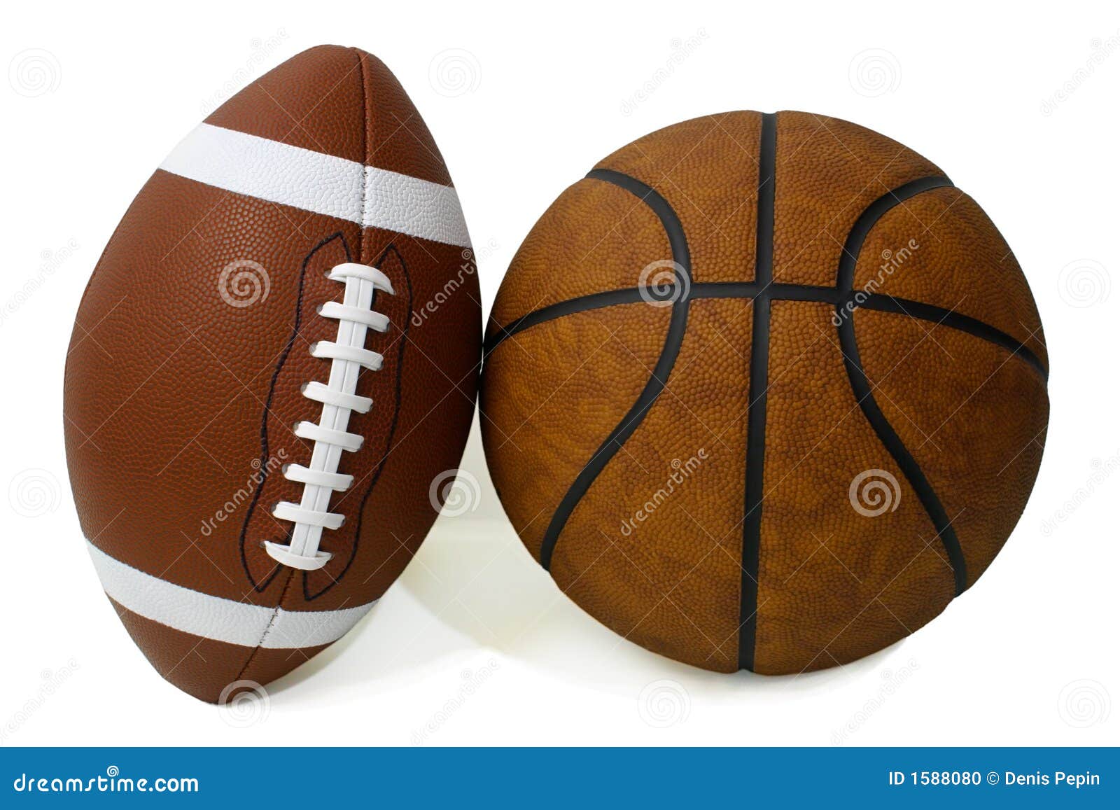 American Football and Basketball Stock Photo - Image of activity