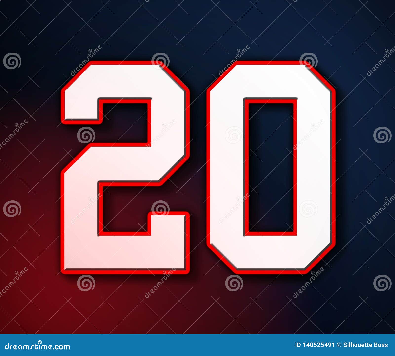 20 jersey number