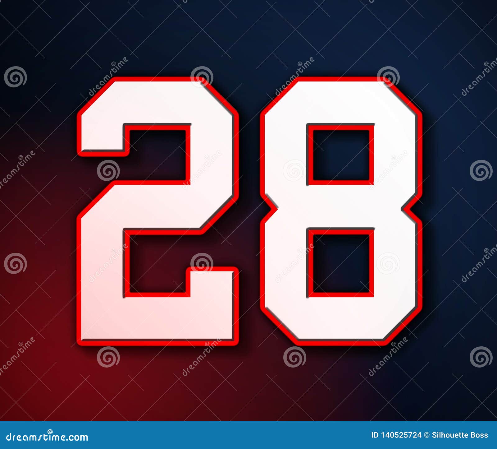 28 jersey number