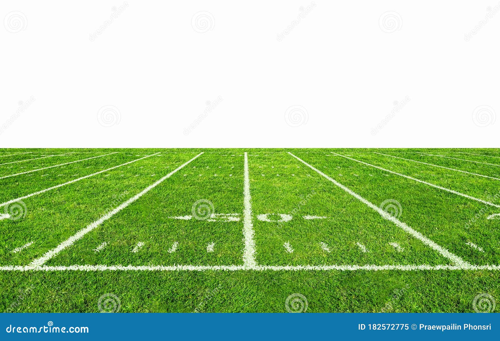 American Football Field With Line. American Football Stadium With Grass  Pattern Stock Image - Image Of Pattern, Arena: 182572775