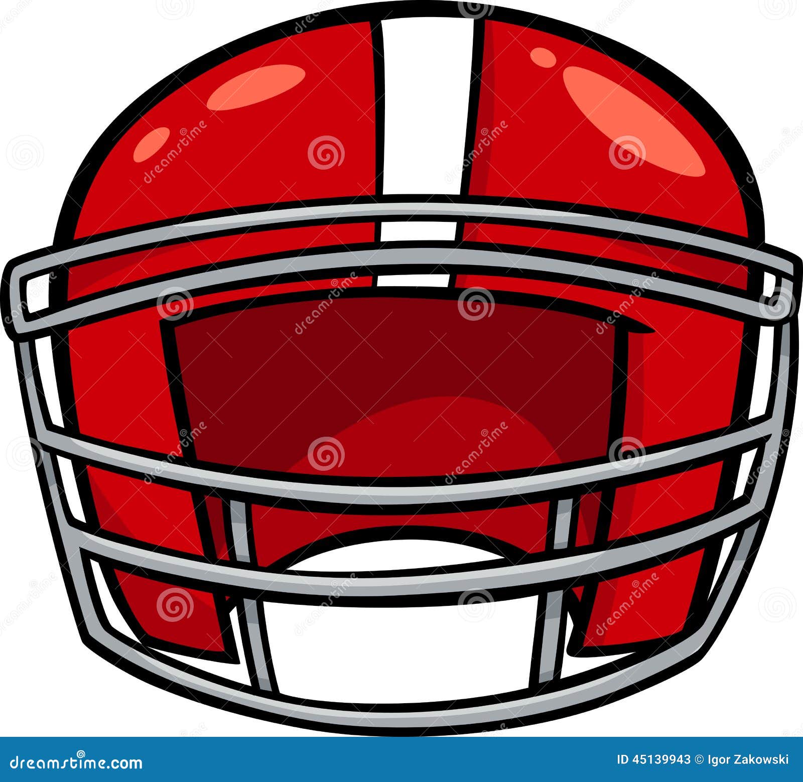 football helmet drawing front view