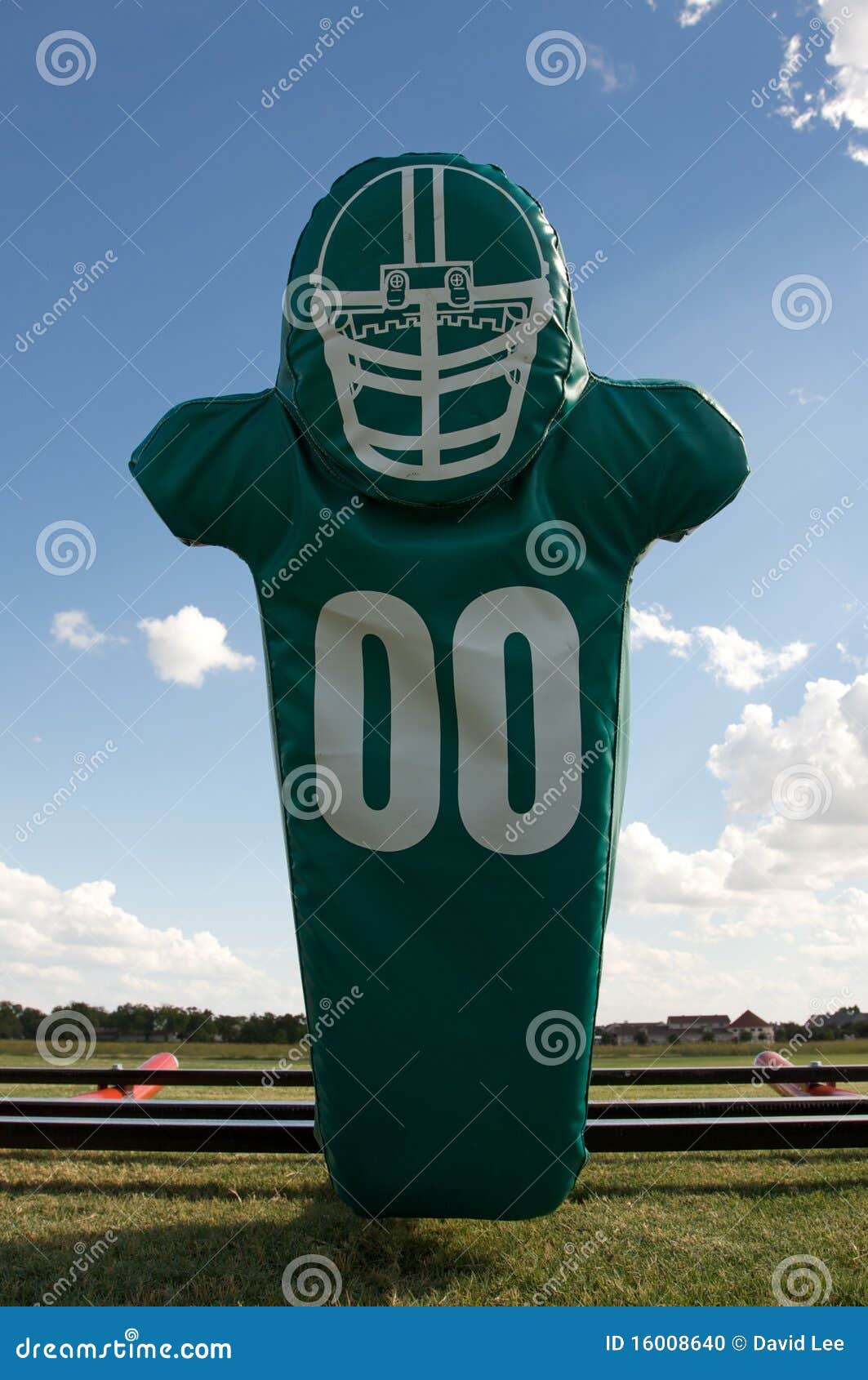 American Football Hit Pad stock photo. Image of pigskin 16008640