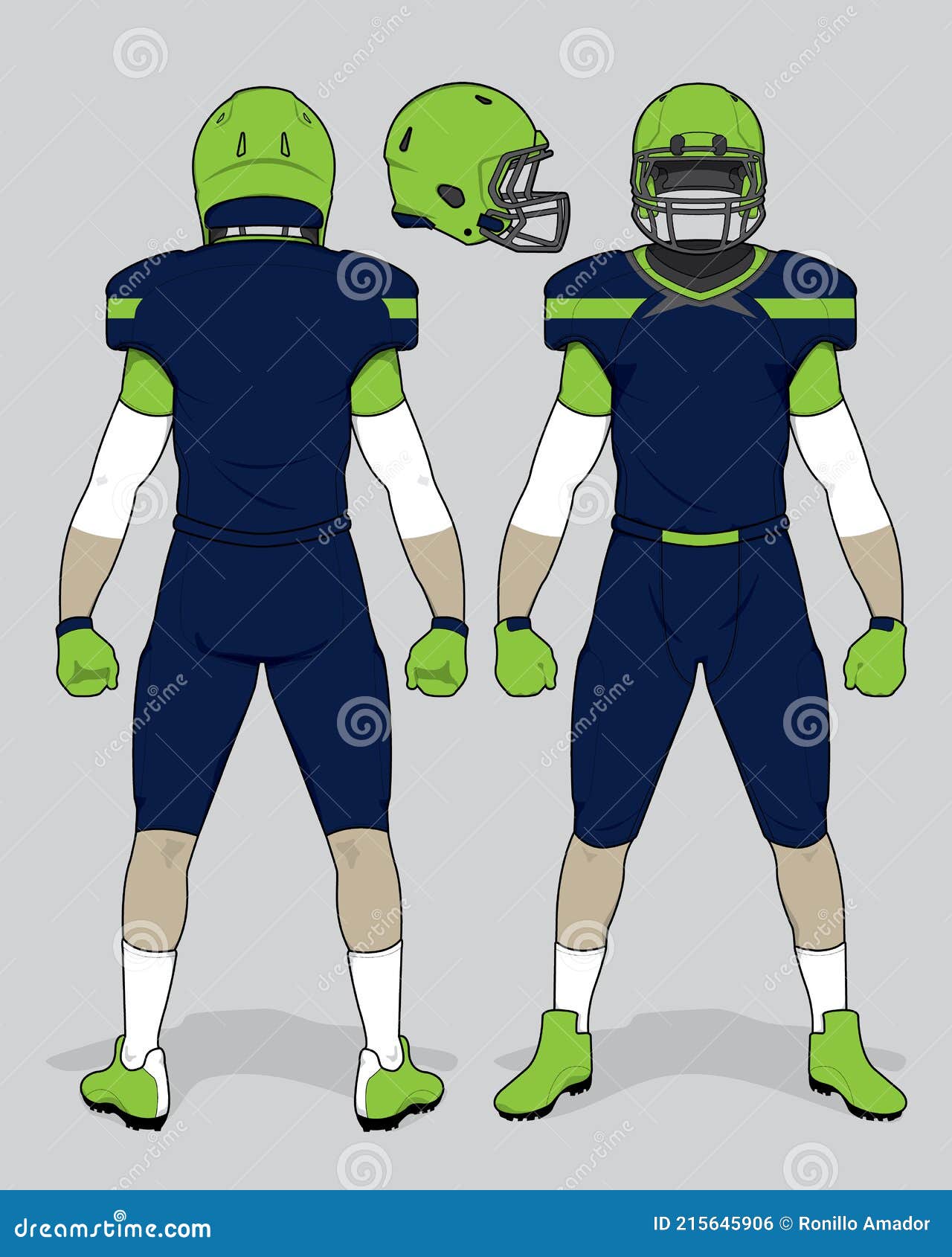football uniforms template