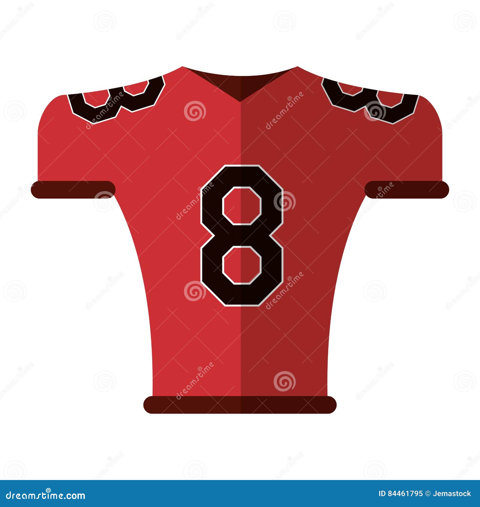 Red american football jersey Vectors & Illustrations for Free Download